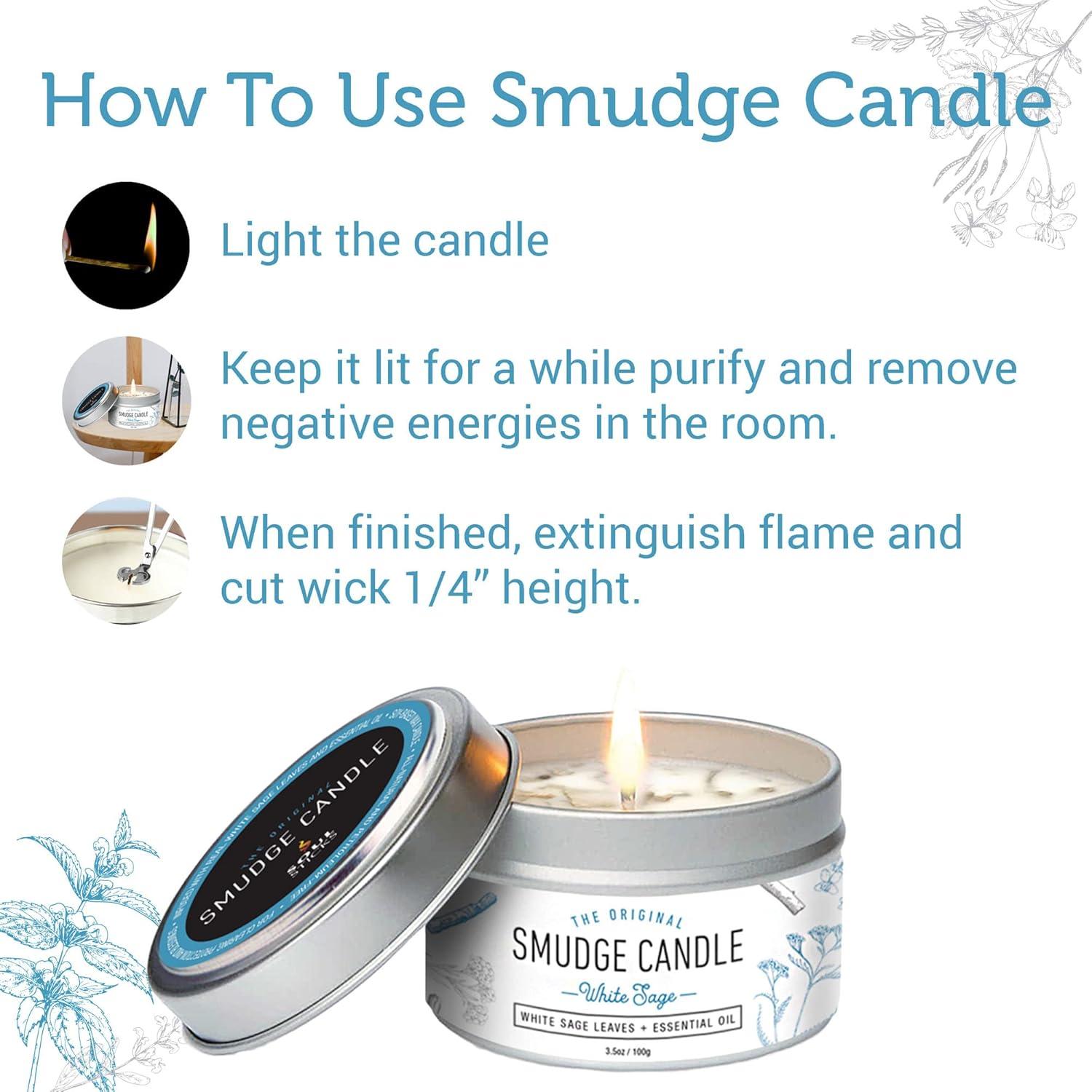 Vela de Humo Soul Sticks Sálvia Blanca 99g - Limpieza Espiritual