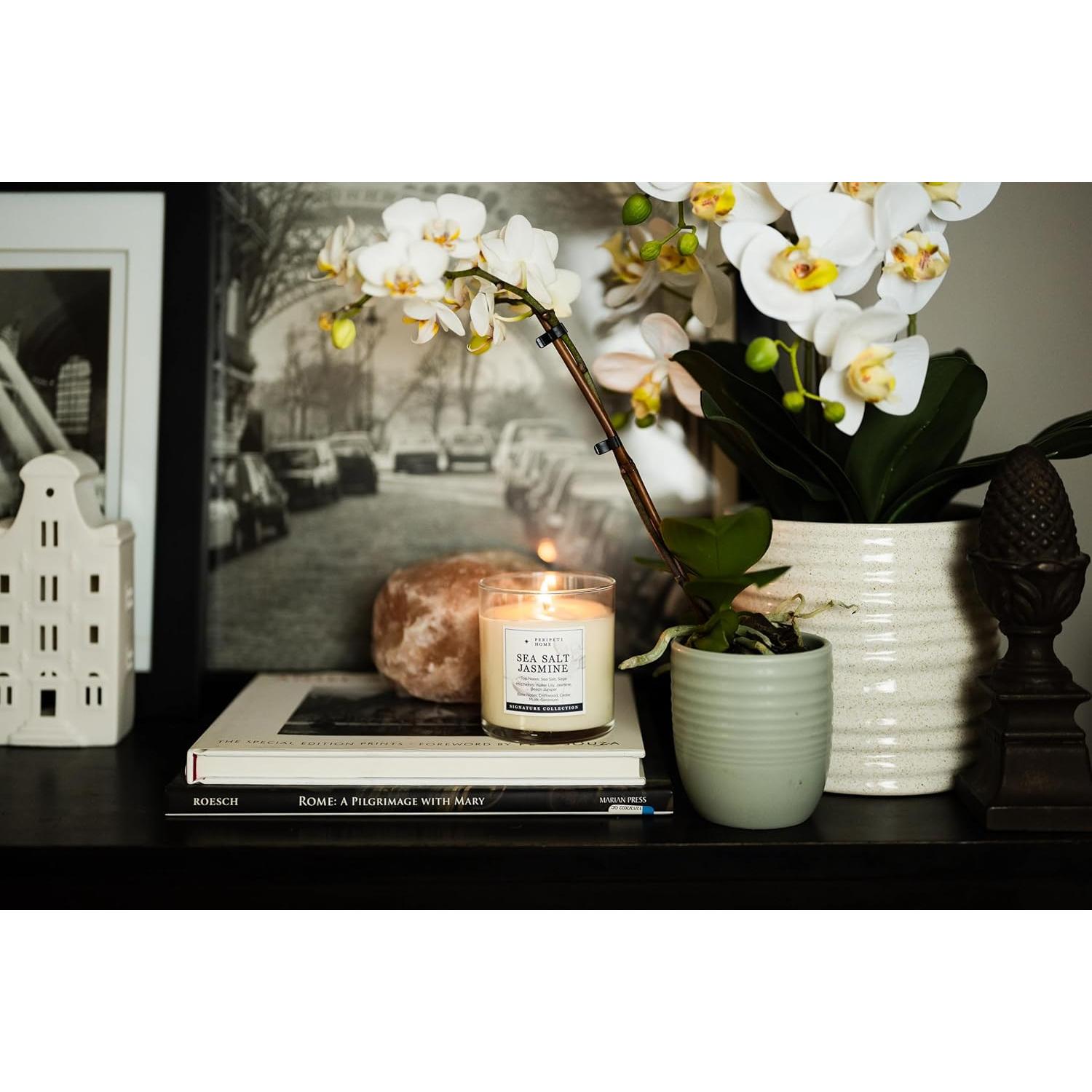 Vela Perfumada Sal Marina y Jazmín Peripeti Home 240g