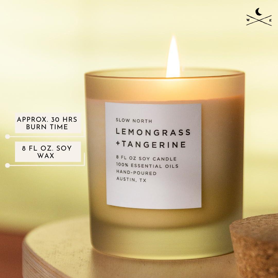 Vela Aromática Slow North Lemongrass y Mandarina 226.8 g