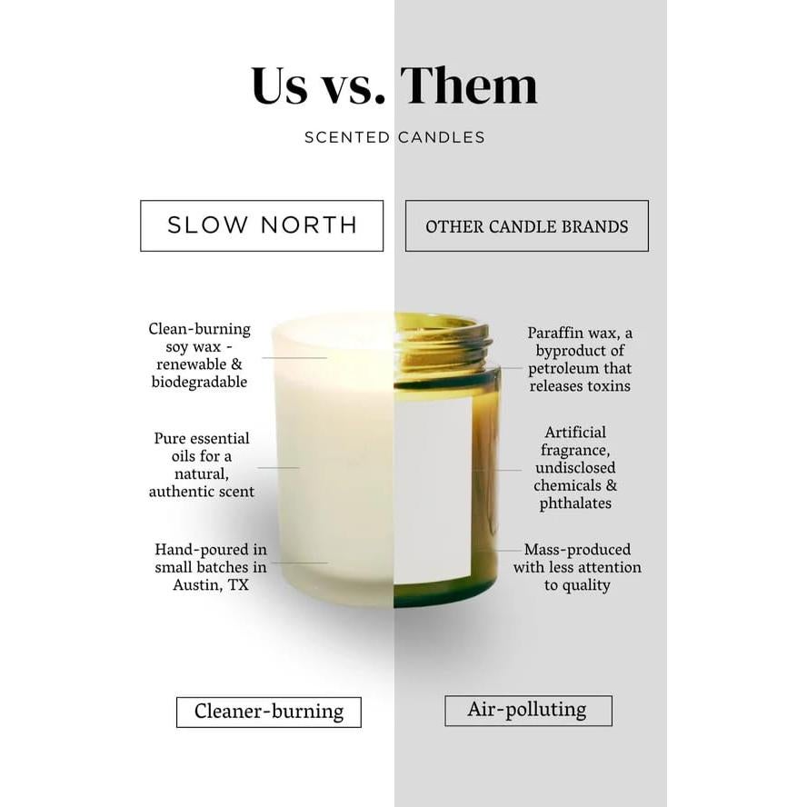 Vela Aromática Slow North Lemongrass y Mandarina 226.8 g