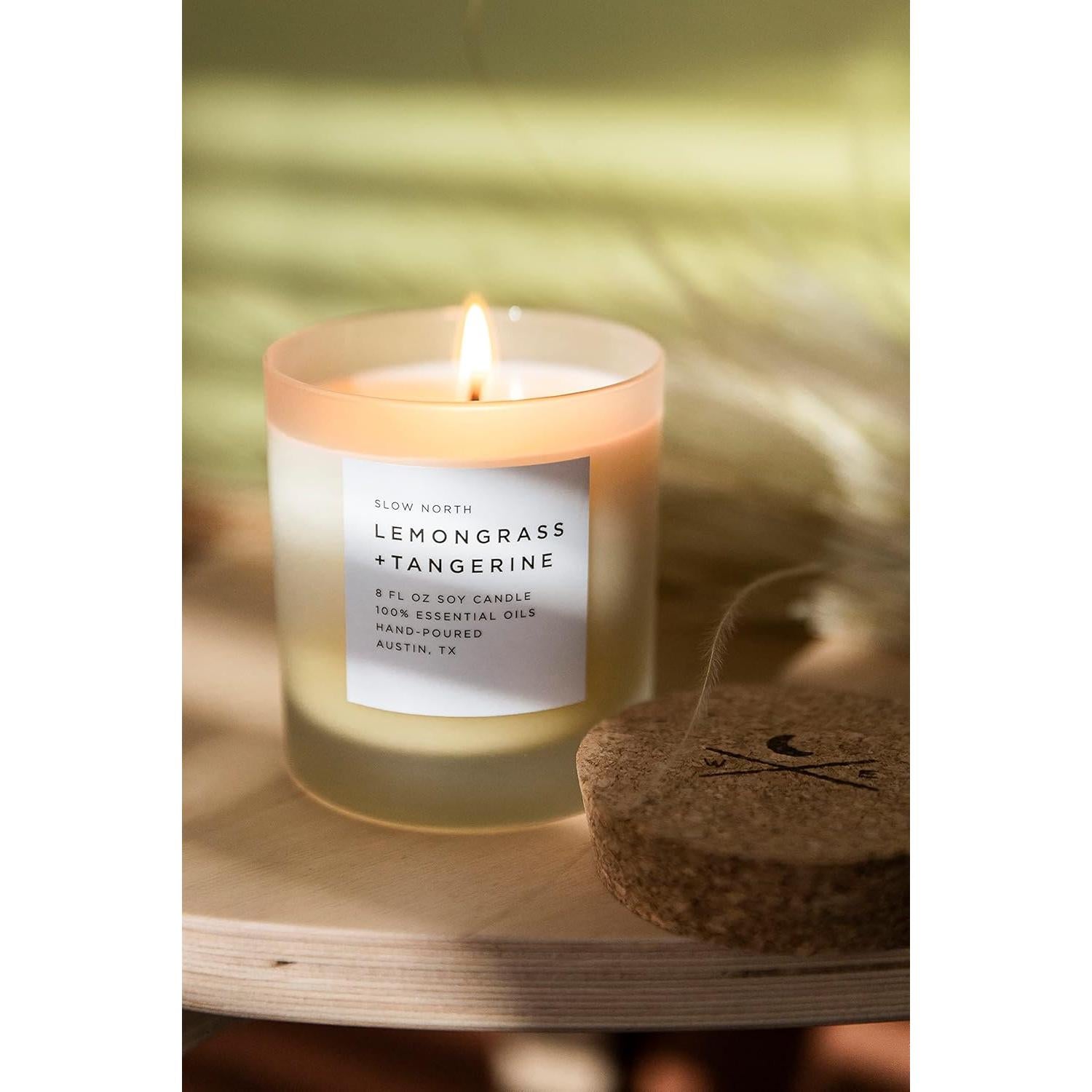 Vela Aromática Slow North Lemongrass y Mandarina 226.8 g