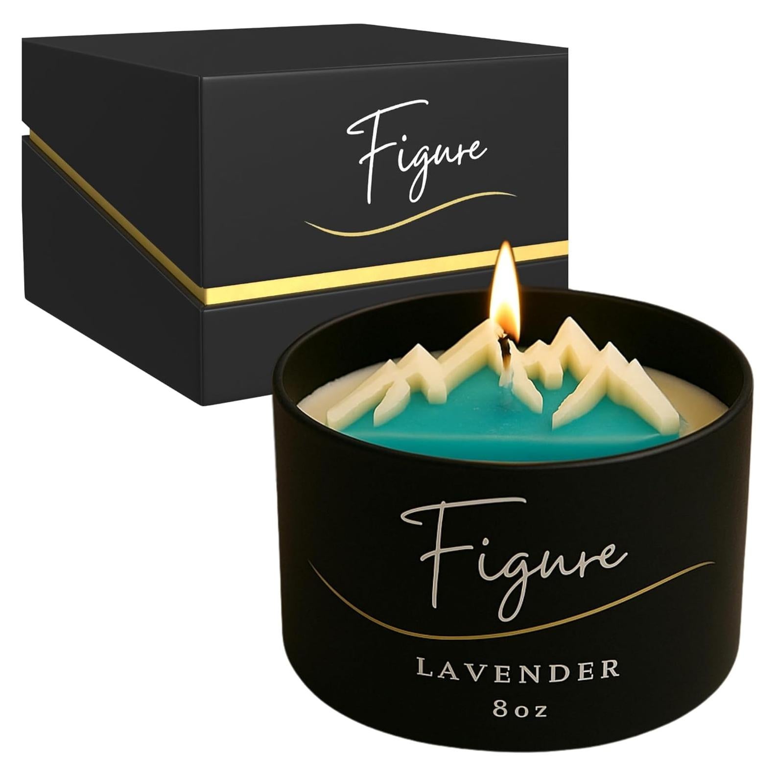 Vela Aromática de Lavanda Teal Mountain - Cera de Soja y Abejas