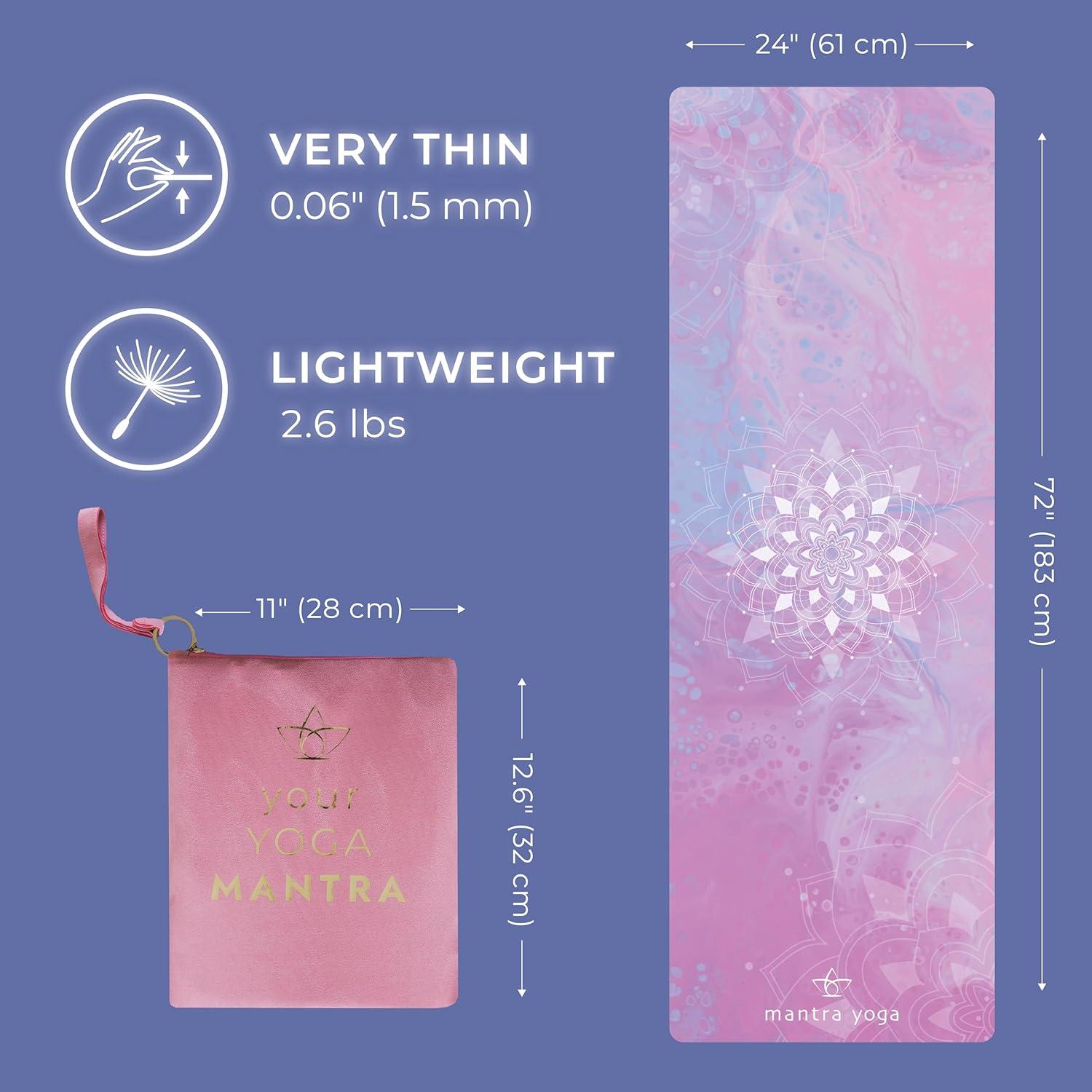 Esterilla de Yoga Mantra Yoga Travel PRO 1.5mm Mandala