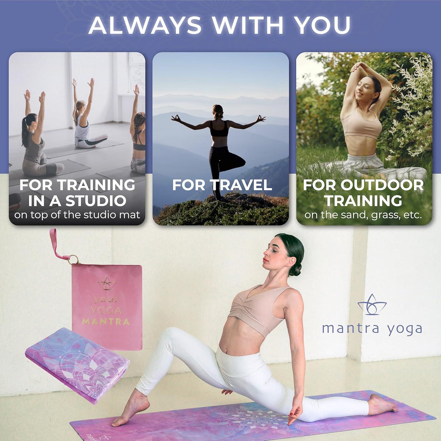 Esterilla de Yoga Mantra Yoga Travel PRO 1.5mm Mandala