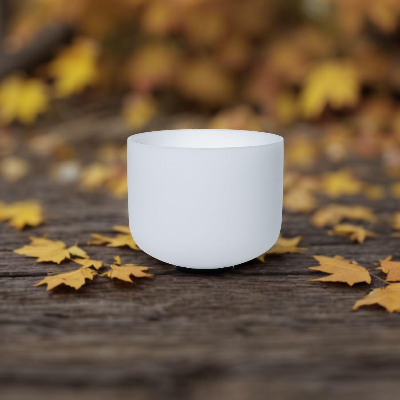 Tazón de Canto de Cristal Fudian 17.78 cm C Nota Chakra Raíz