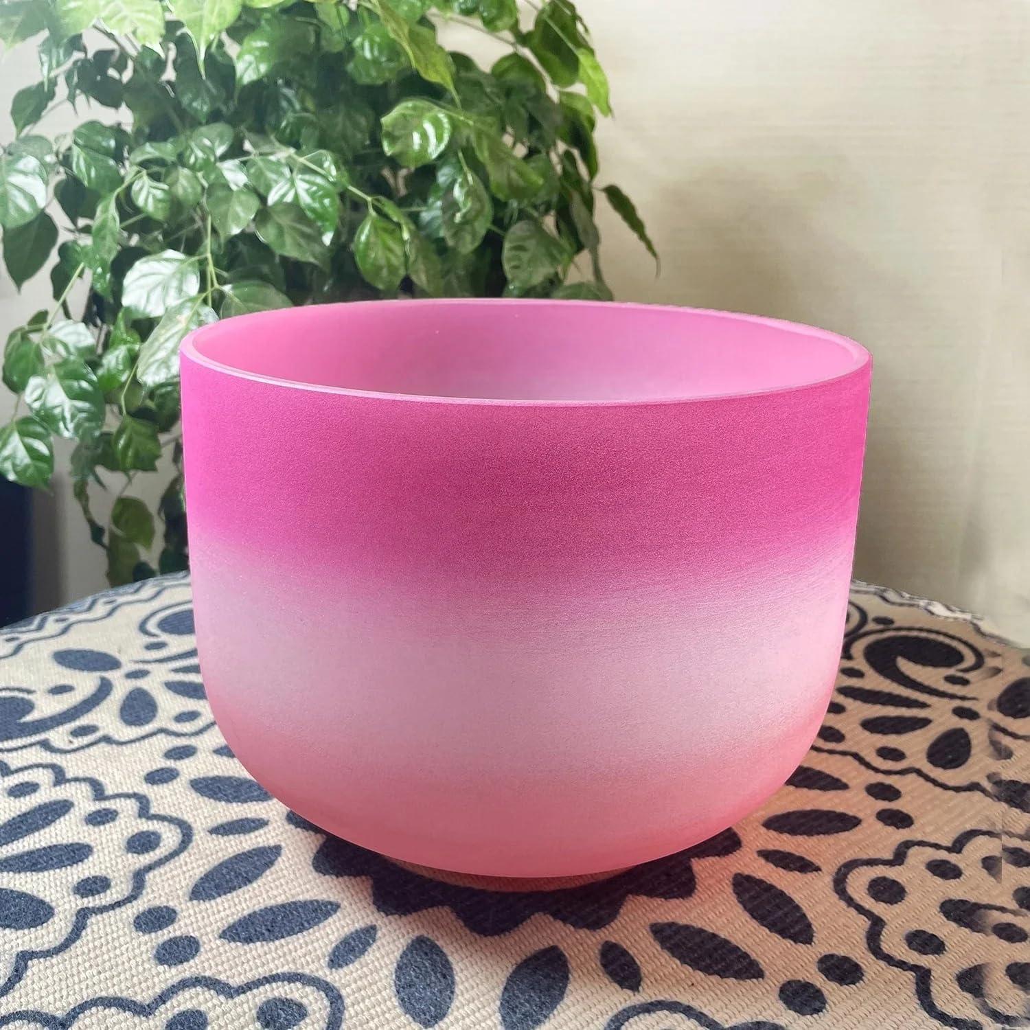 Cuenco de Canto de Cristal KVKA 25.4 cm Nota F Chakra Corazón