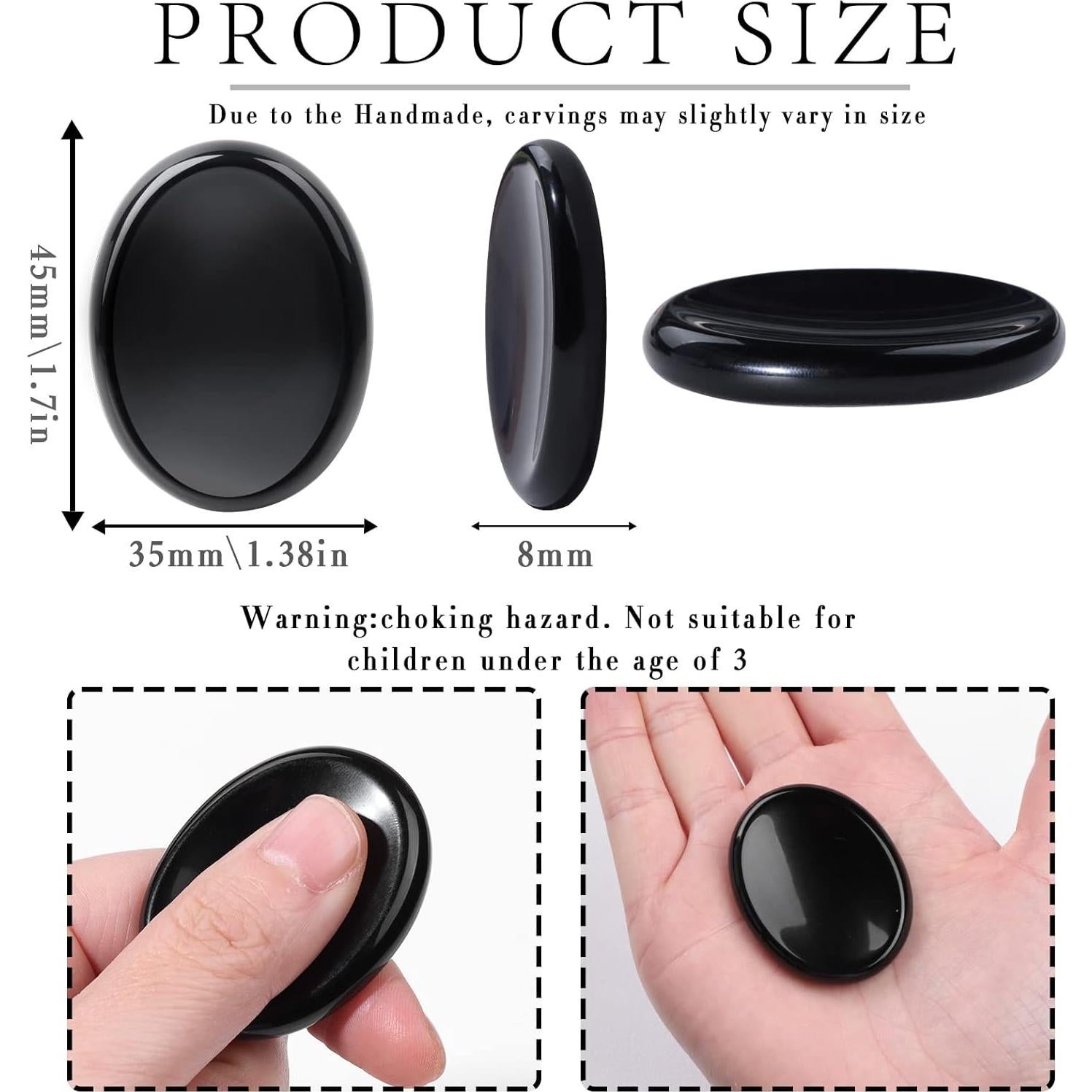 Set de 6 Piedras de Preocupación GolbalJew para Alivio de Ansiedad