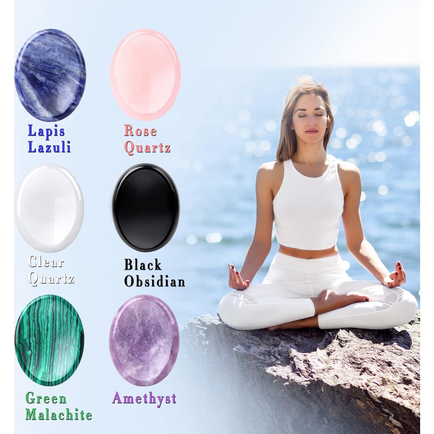 Set de 6 Piedras de Preocupación GolbalJew para Alivio de Ansiedad