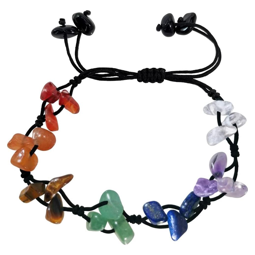 Pulsera de 7 Chakras ASFUSS - Cristales Naturales Ajustable