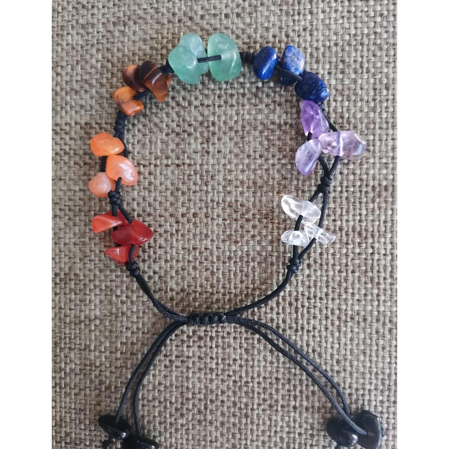 Pulsera de 7 Chakras ASFUSS - Cristales Naturales Ajustable