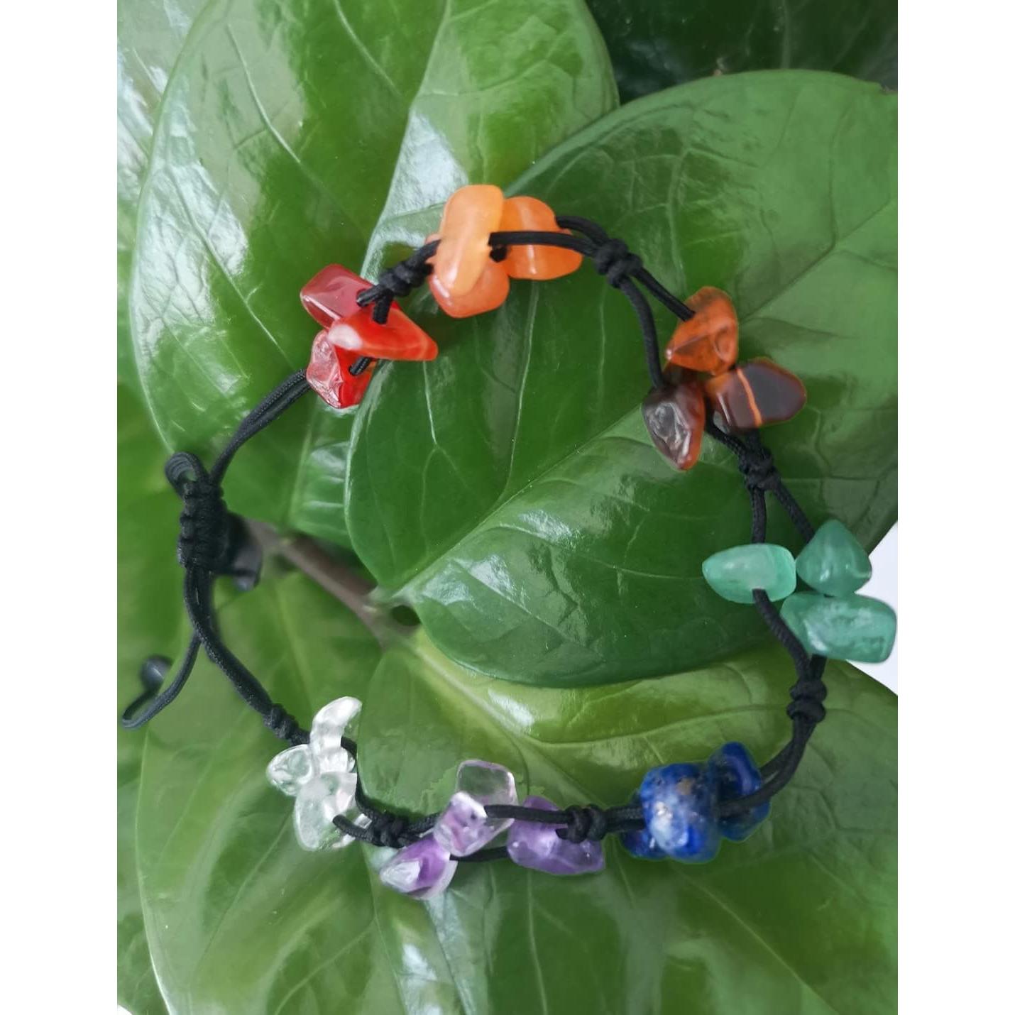Pulsera de 7 Chakras ASFUSS - Cristales Naturales Ajustable