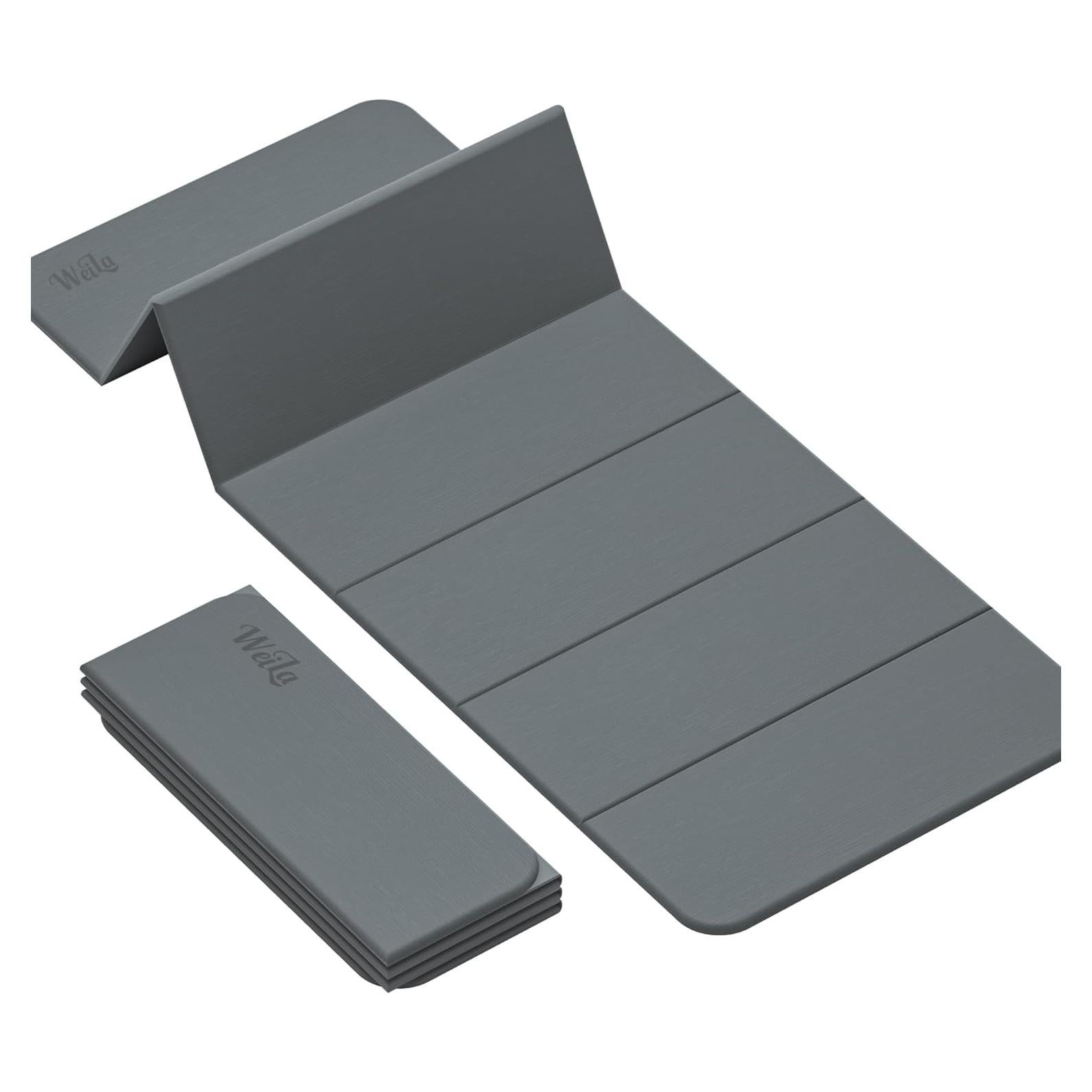 Esterilla de Yoga WEILA 12mm Antideslizante Plegable Metálica