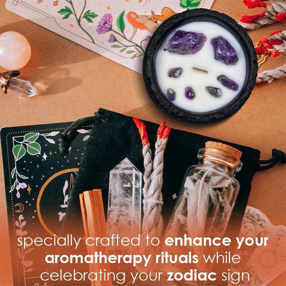 Vela de Cristal Sanadora Perekond Aroma Jazmín 100% Soja