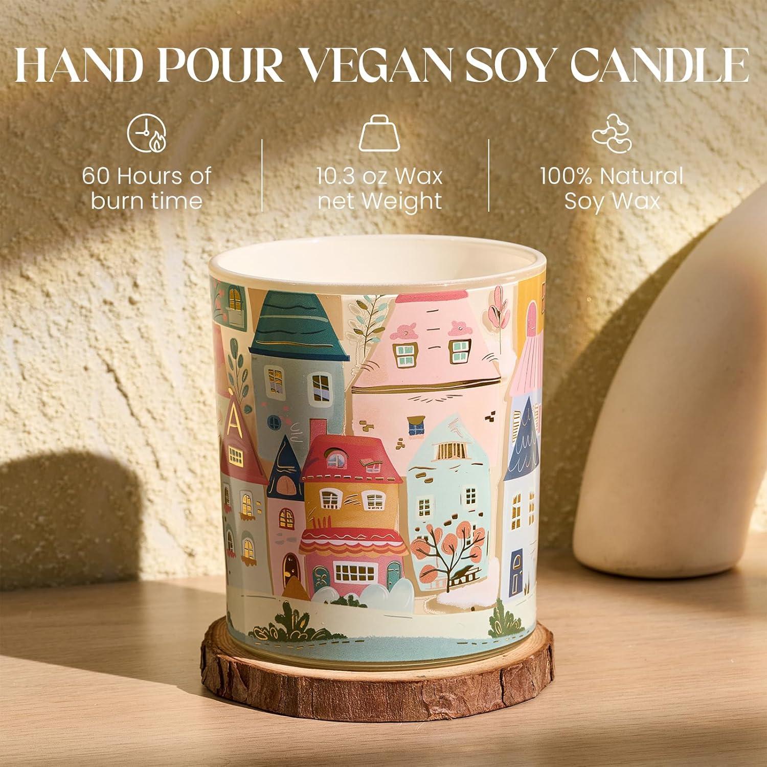 Vela Aromática M&SENSE CharmArch Sándalo y Menta 289g