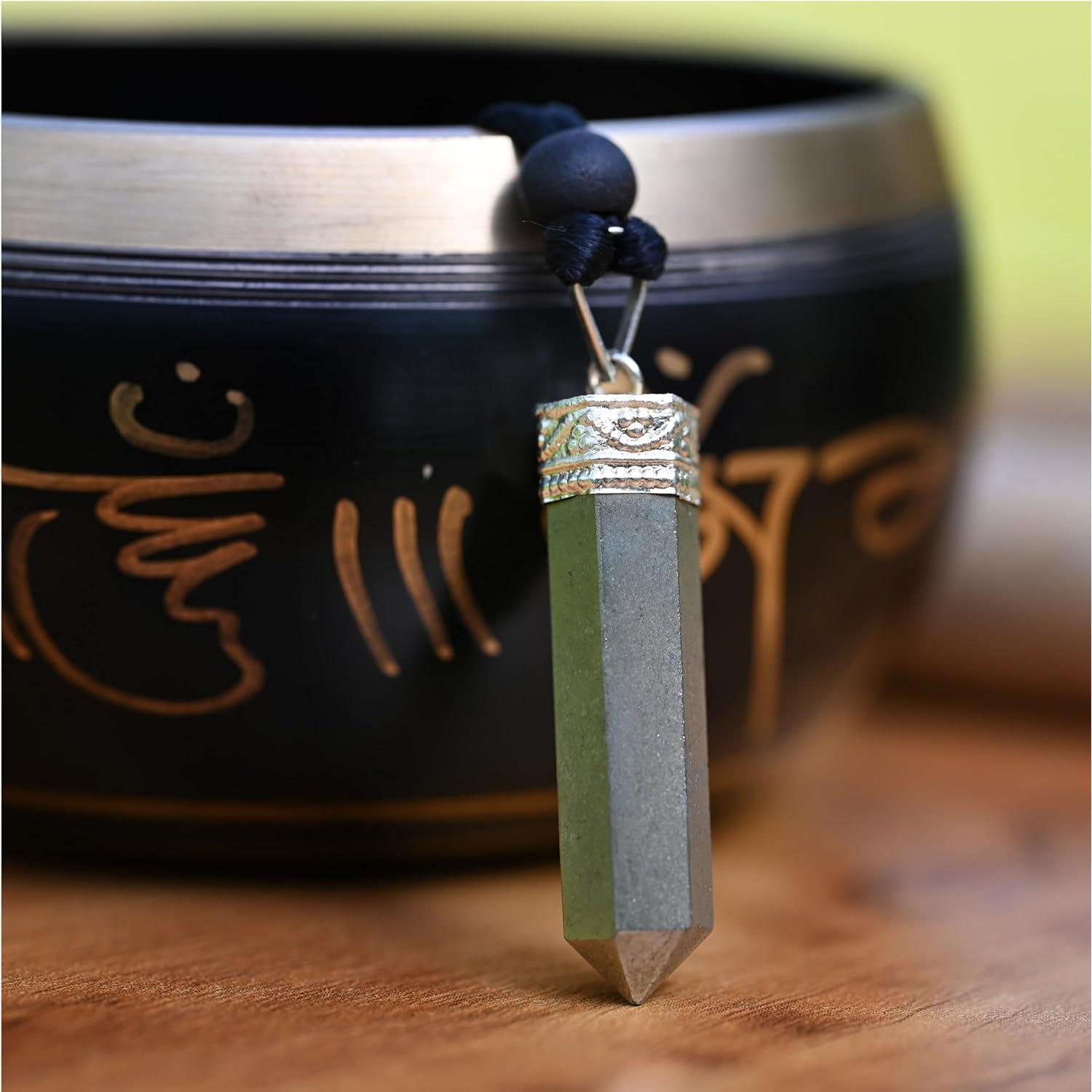 Collar Sanador de Cristal de Pirita - Sugandha Wellness