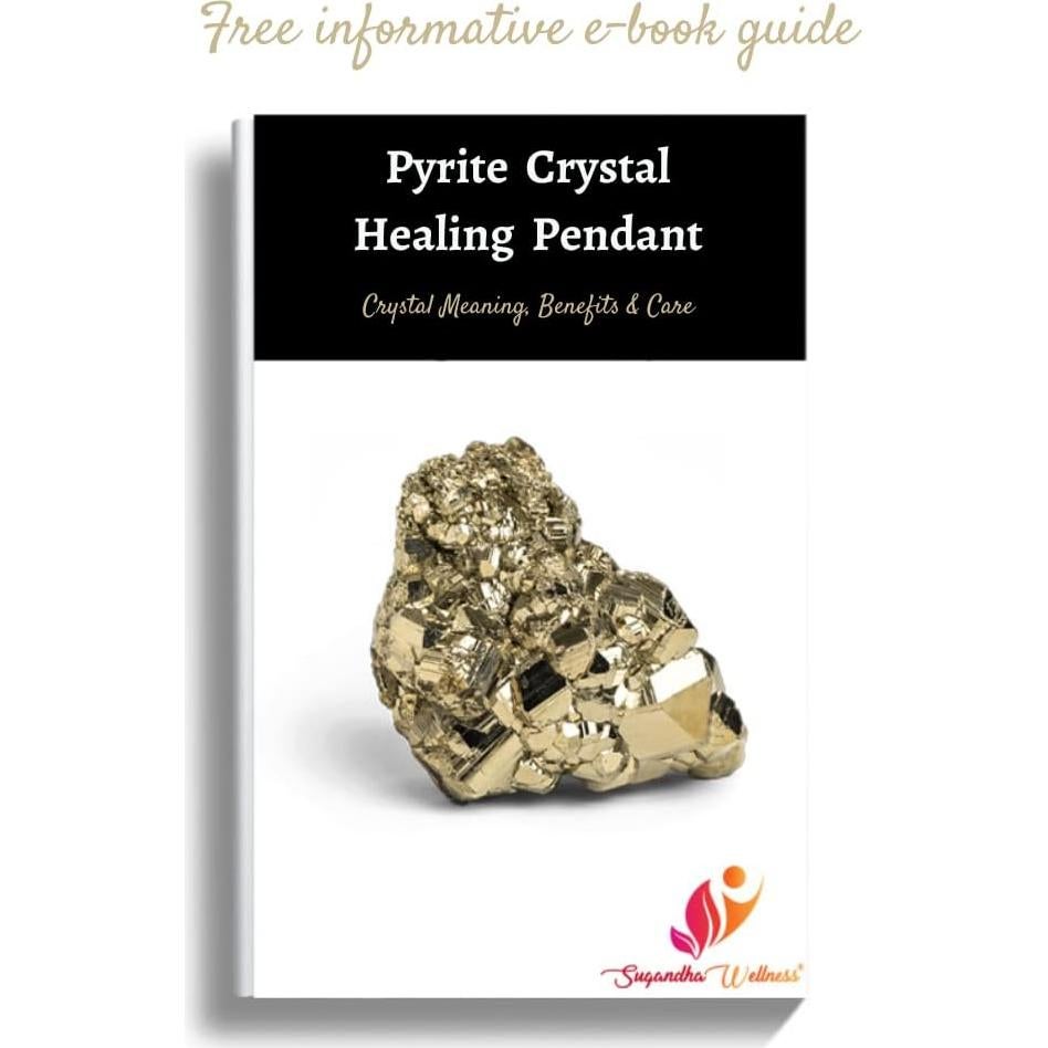 Collar Sanador de Cristal de Pirita - Sugandha Wellness