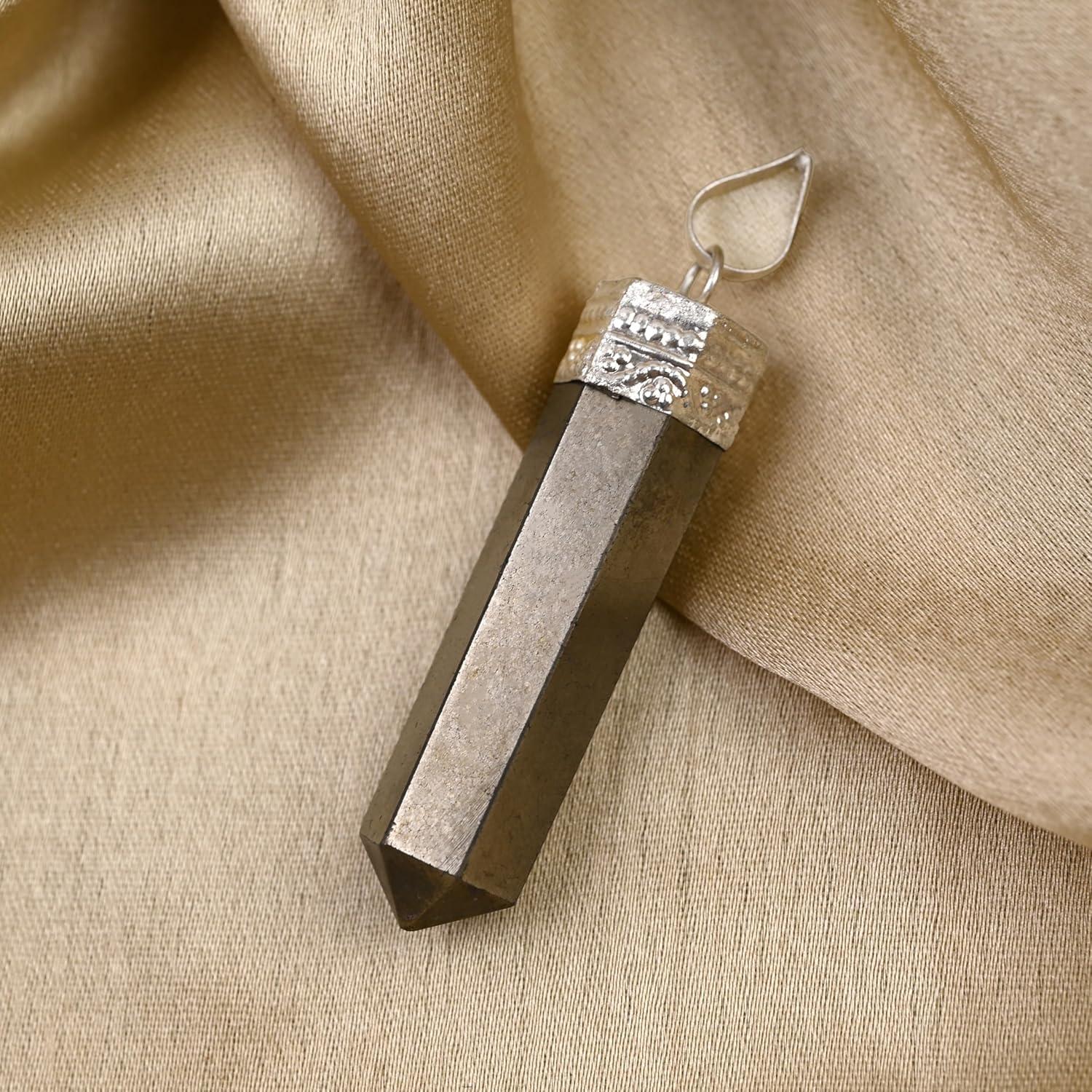 Collar Sanador de Cristal de Pirita - Sugandha Wellness