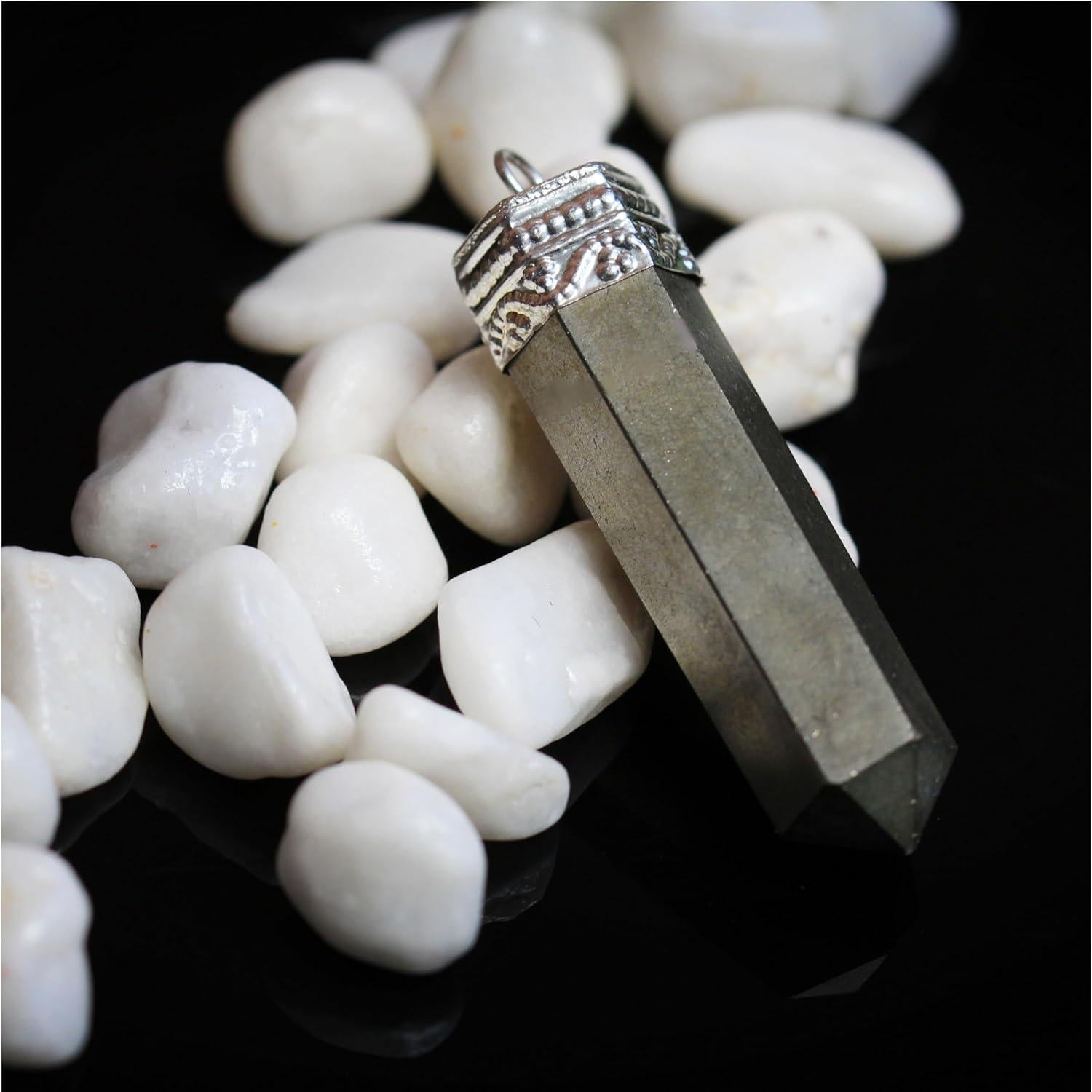 Collar Sanador de Cristal de Pirita - Sugandha Wellness