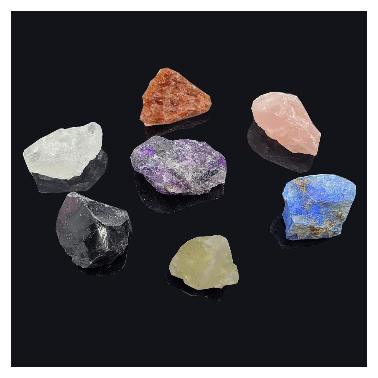 Juego de 7 Cristales de Energía para Principiantes - SeeuFun