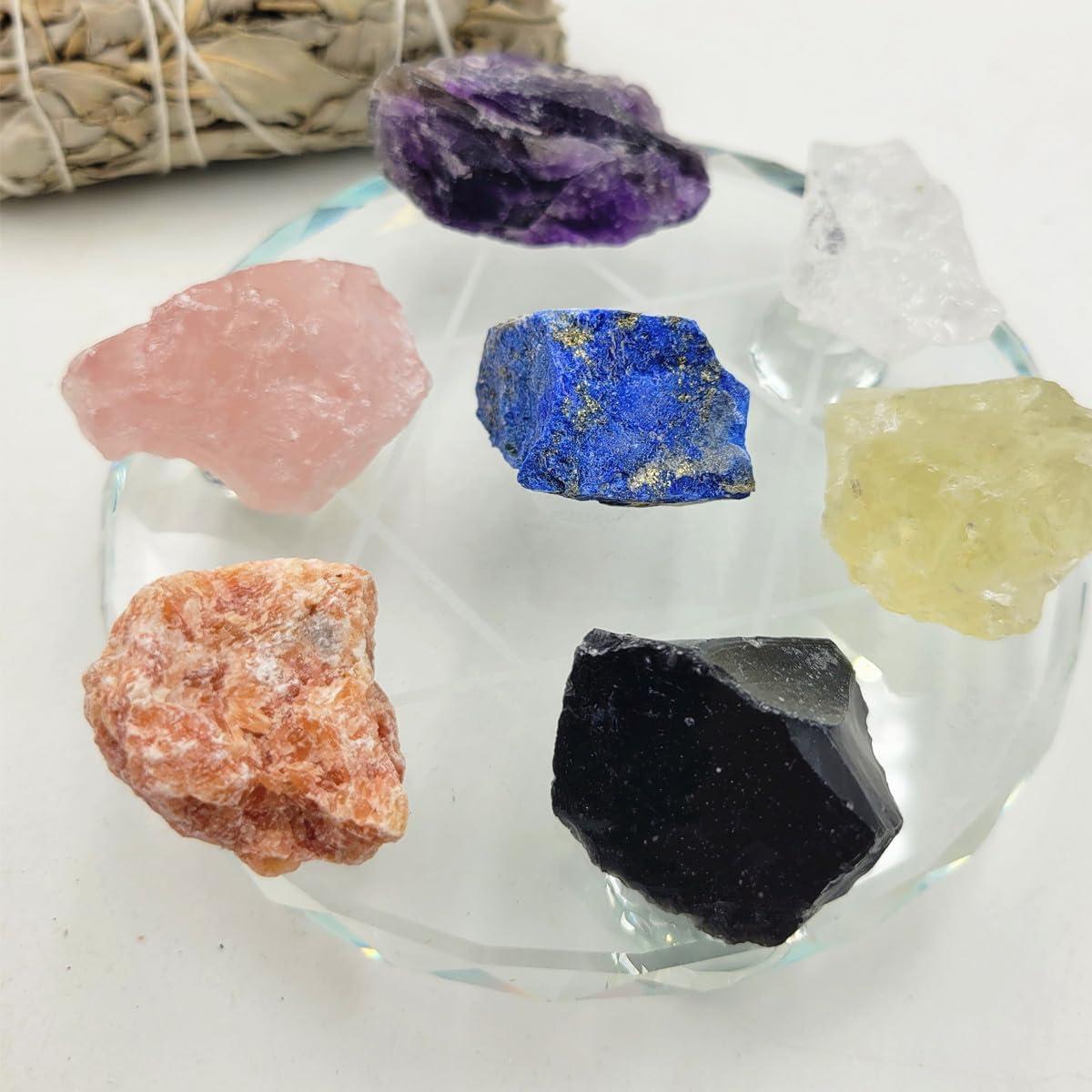 Juego de 7 Cristales de Energía para Principiantes - SeeuFun