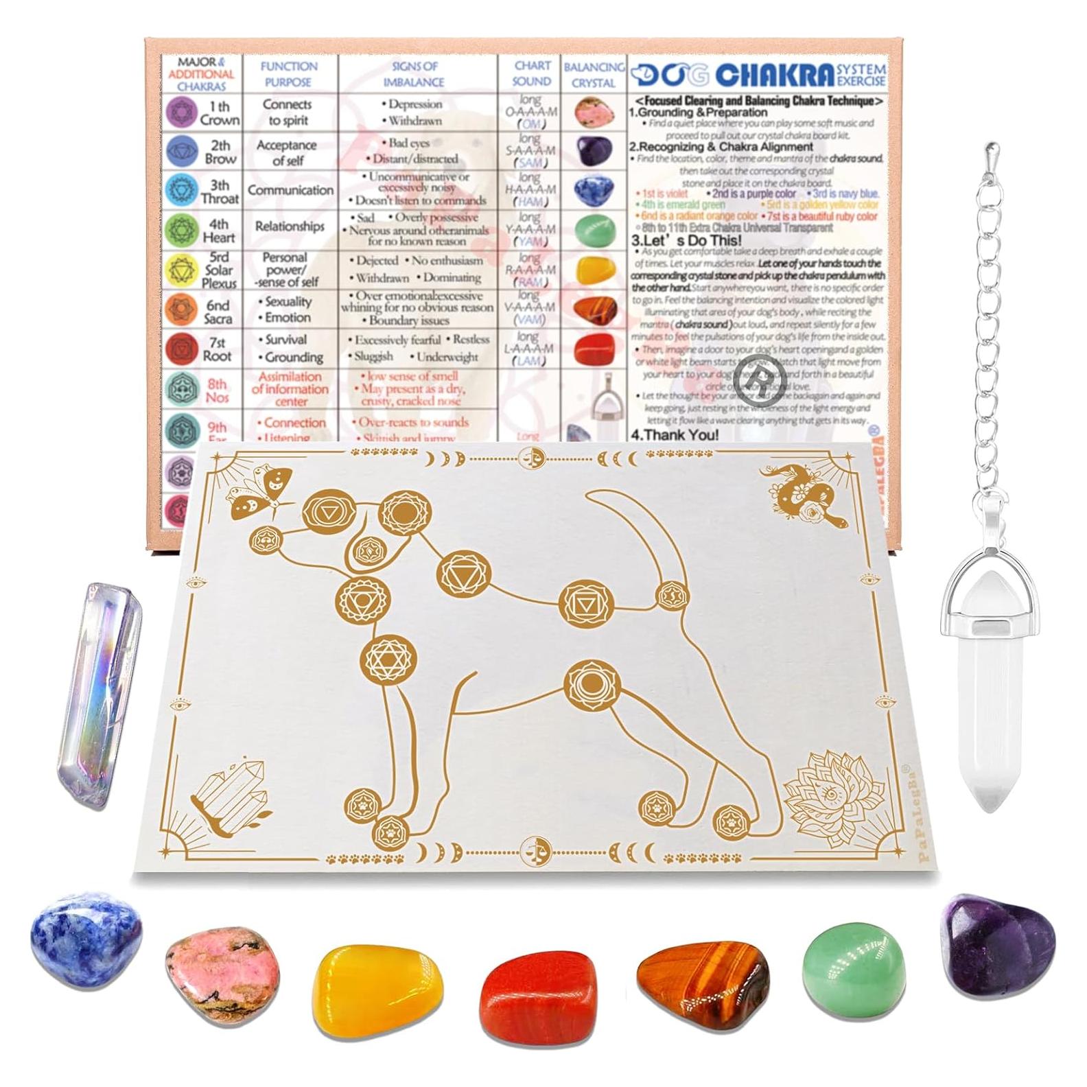 Tablero de Sanación de Chakras para Perros PapaLegba 20x30cm