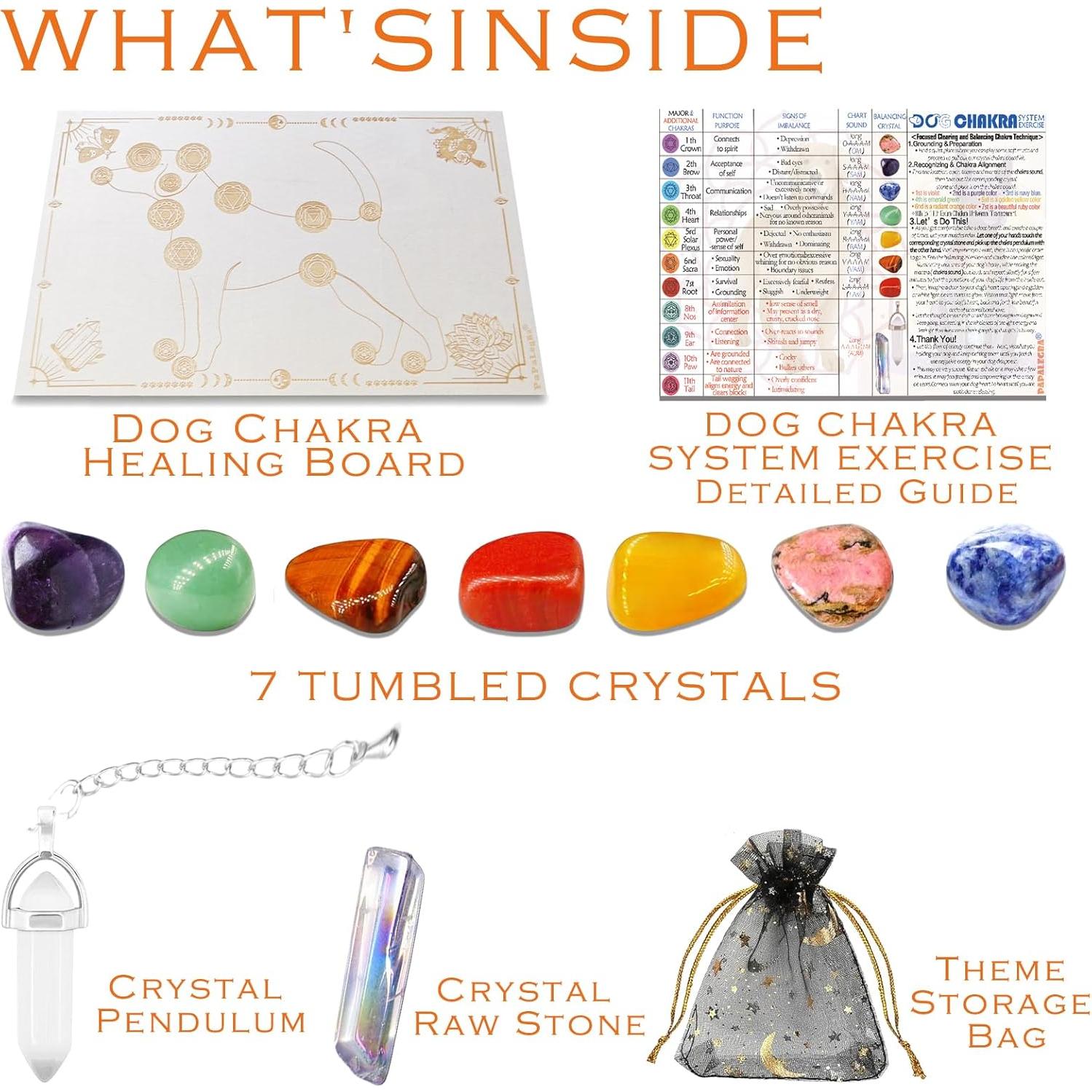 Tablero de Sanación de Chakras para Perros PapaLegba 20x30cm