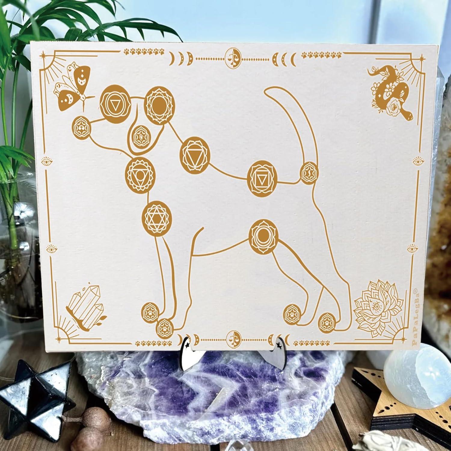 Tablero de Sanación de Chakras para Perros PapaLegba 20x30cm