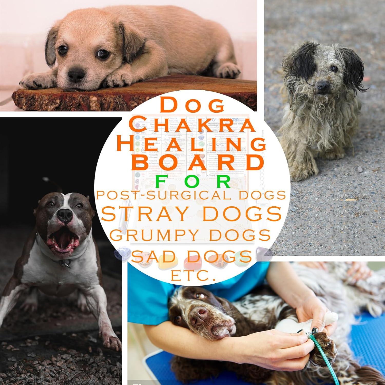 Tablero de Sanación de Chakras para Perros PapaLegba 20x30cm