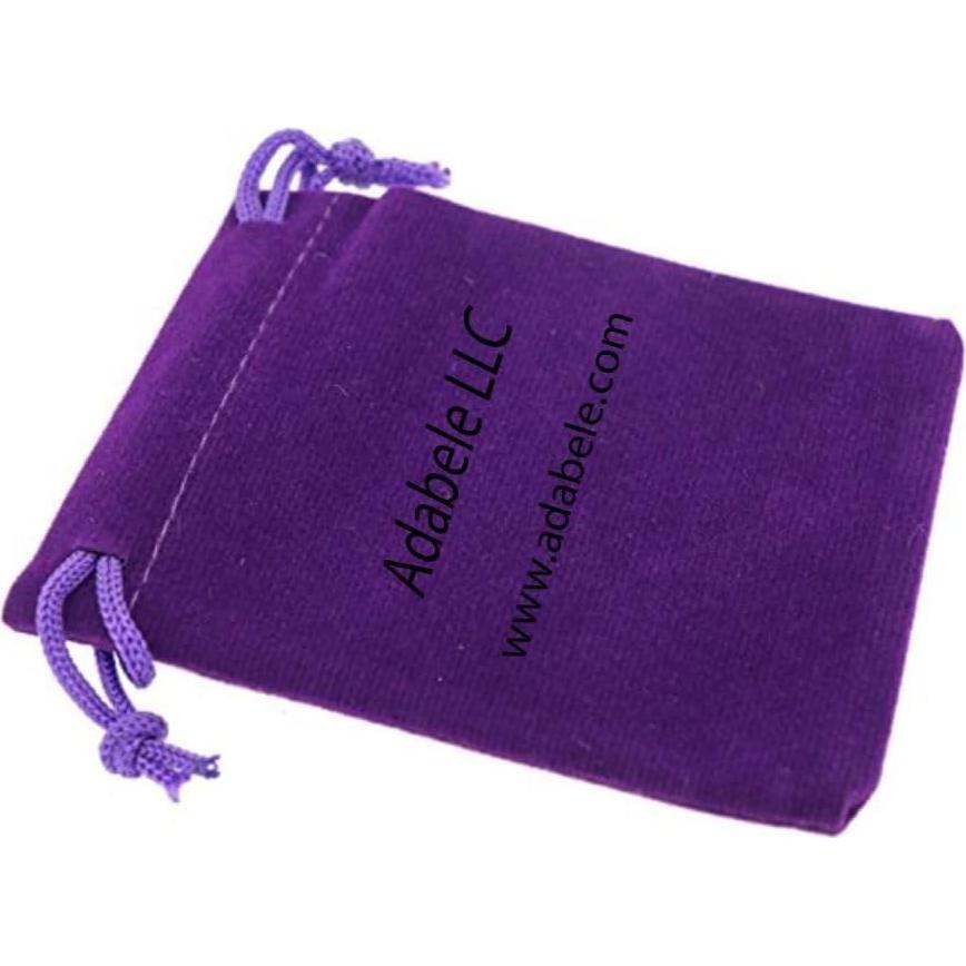 Pulsera de Gemas Naturales Adabele 18.5 cm Amatista Unisex