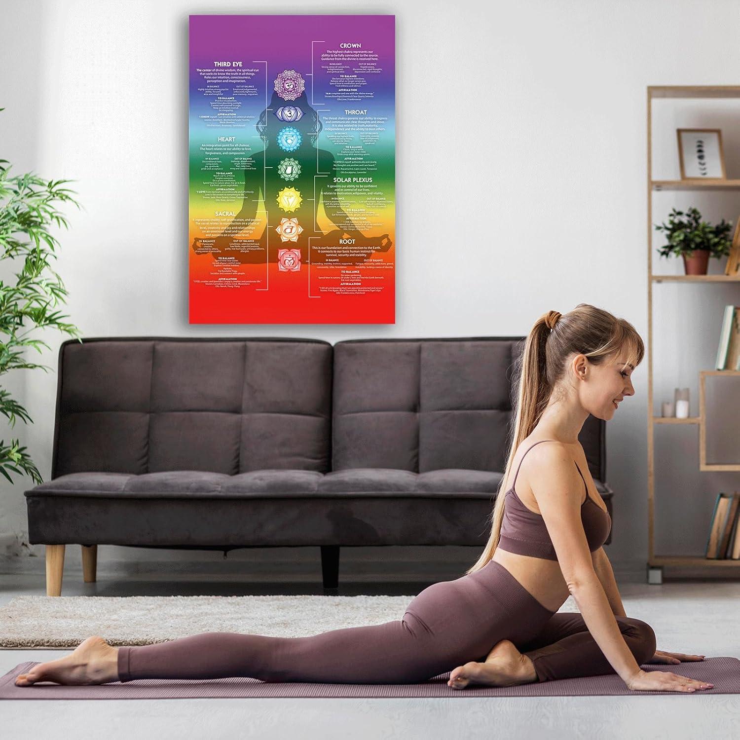 Póster Decorativo JJT Chakra Zen 30.5 x 45.7 cm - Arte Reiki