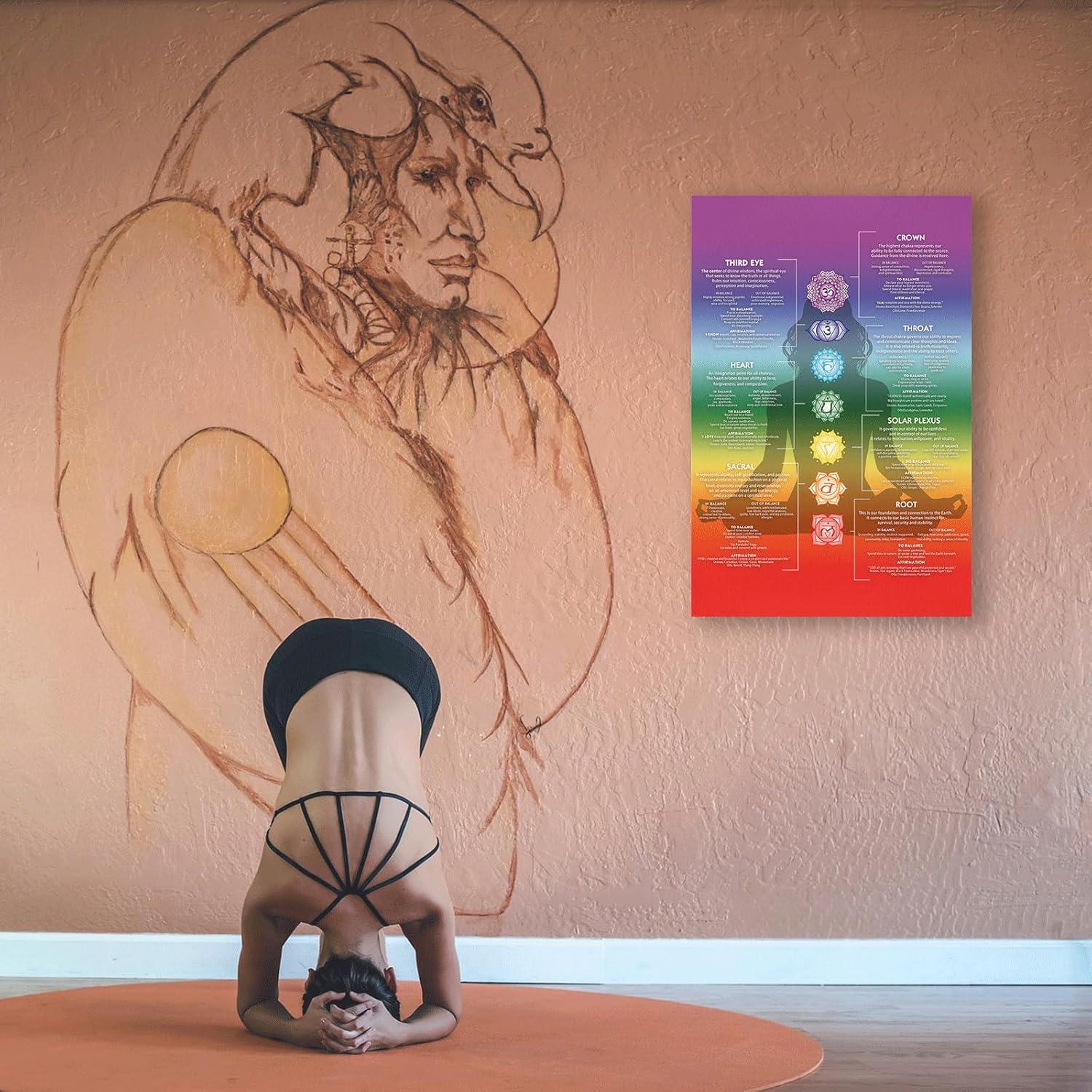 Póster Decorativo JJT Chakra Zen 30.5 x 45.7 cm - Arte Reiki
