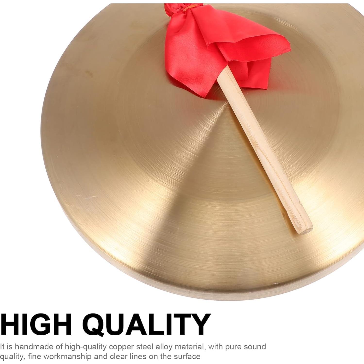 Gong de Cobre Vaguelly 22CM con Martillo y Cinta Colgar