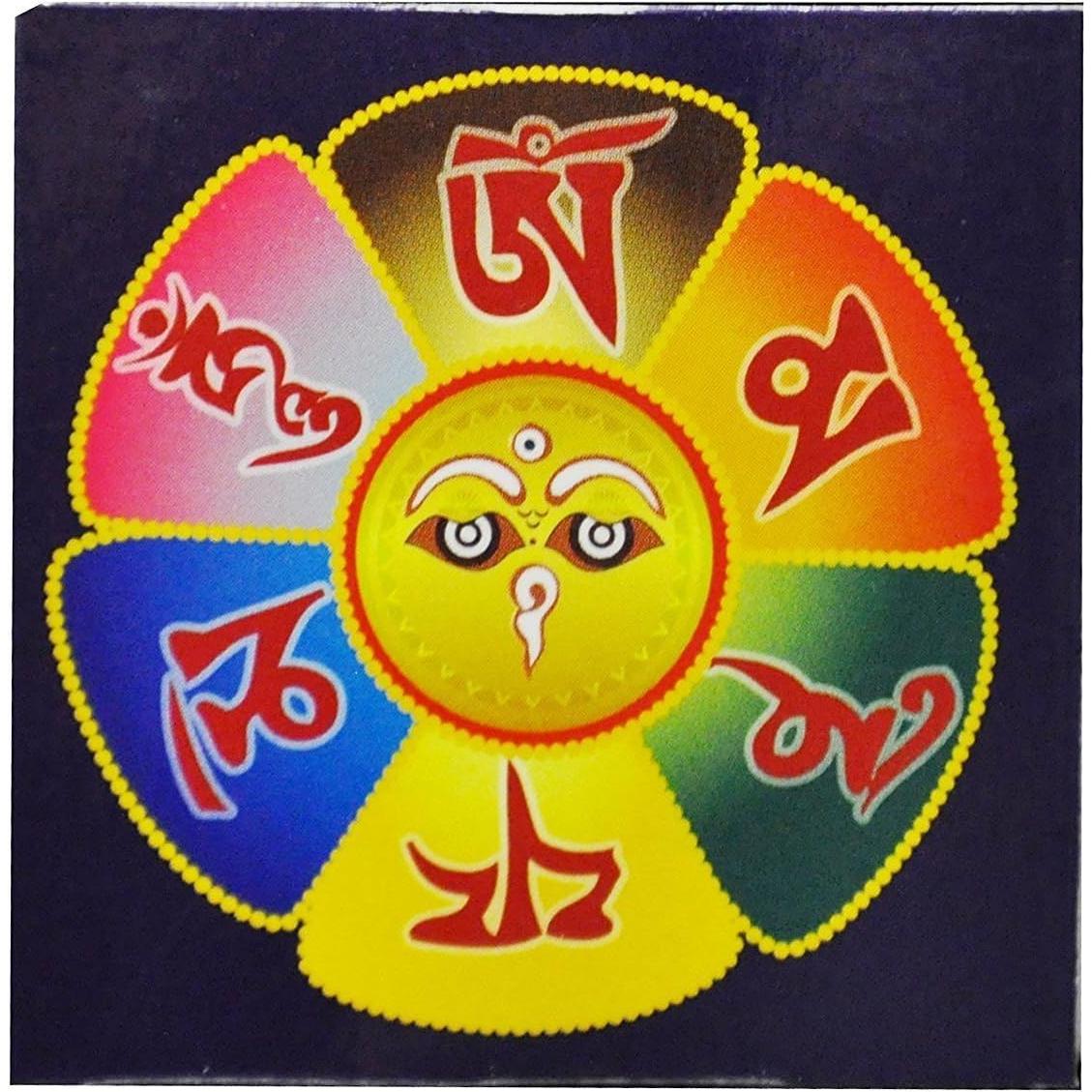 Banderas de Oración Tibetanas Mandala Crafts Tara Verde 94x71cm