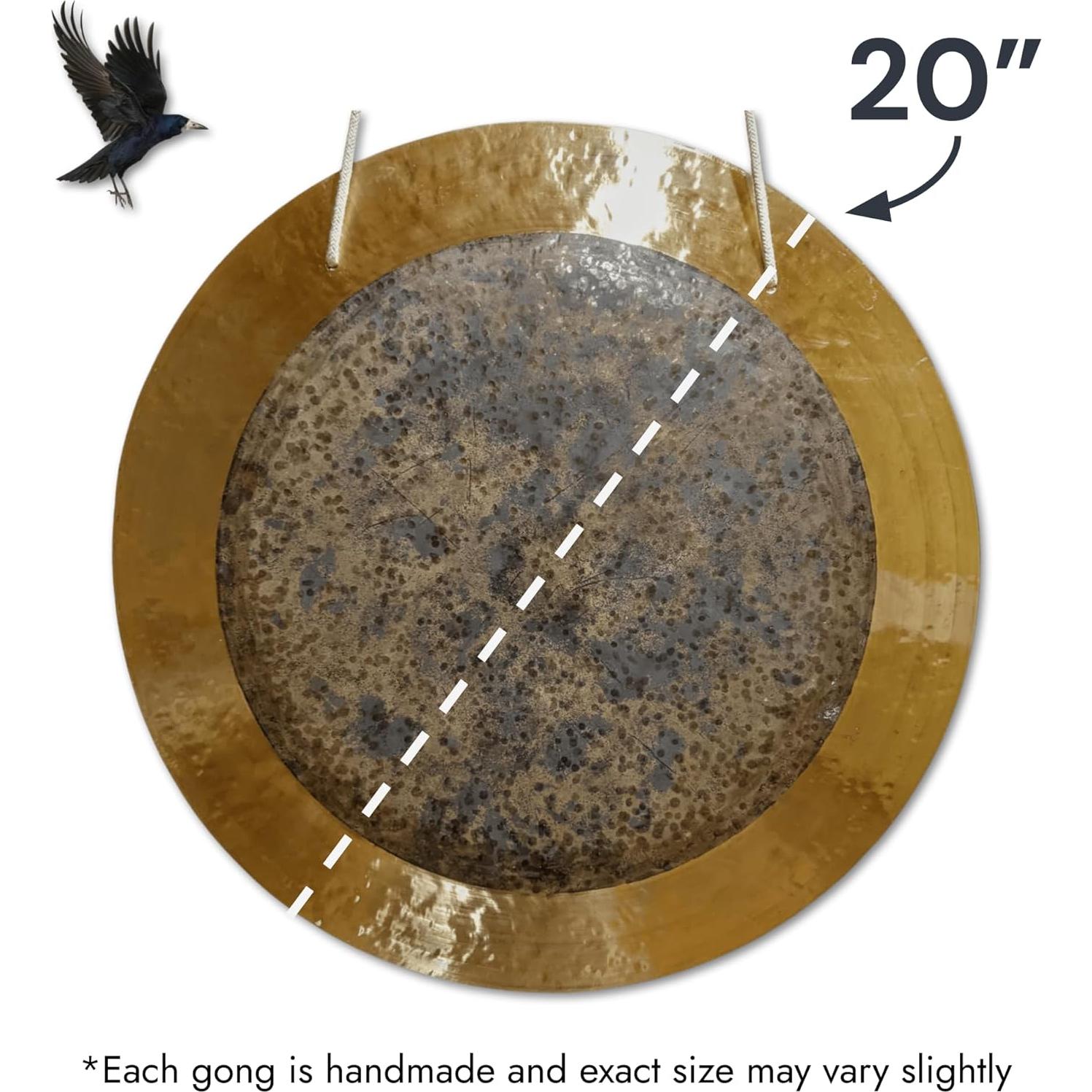 Gong Eclipse Raven Sounds 50.8 cm Bronce Hecho a Mano
