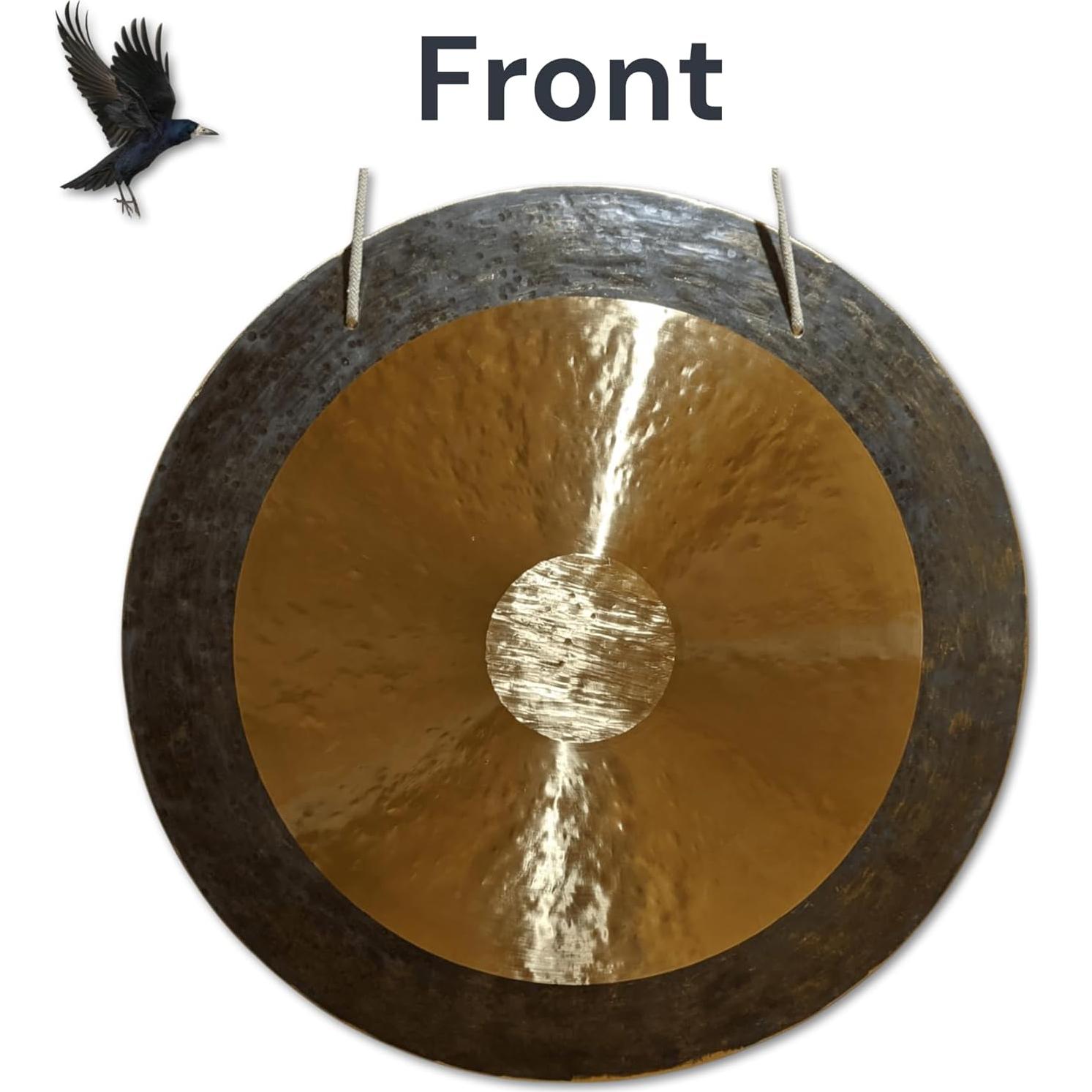 Gong de Bronce Chino Raven Sounds 55.88 cm para Meditación