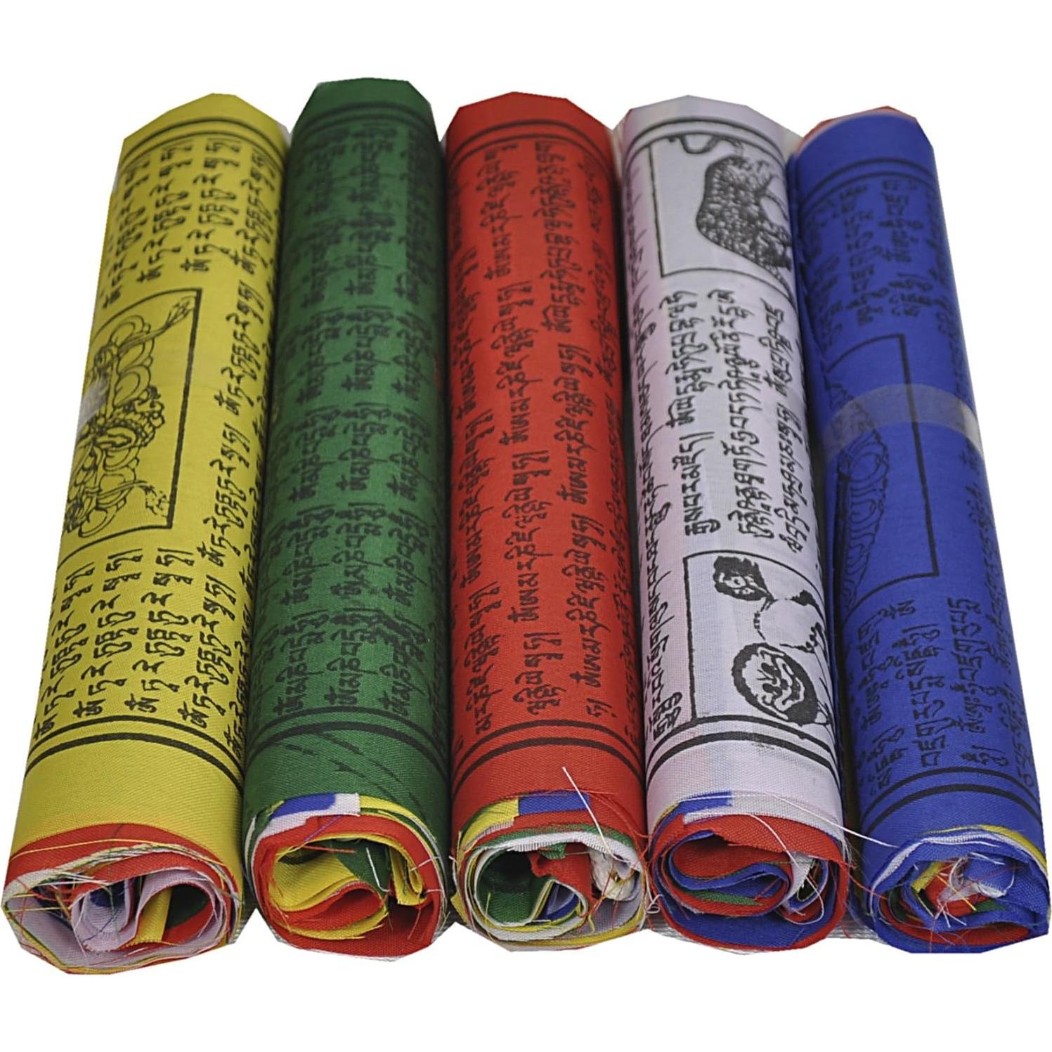 Banderas de Oración Tibetanas 21.6x19.8 cm - Paquete de 50