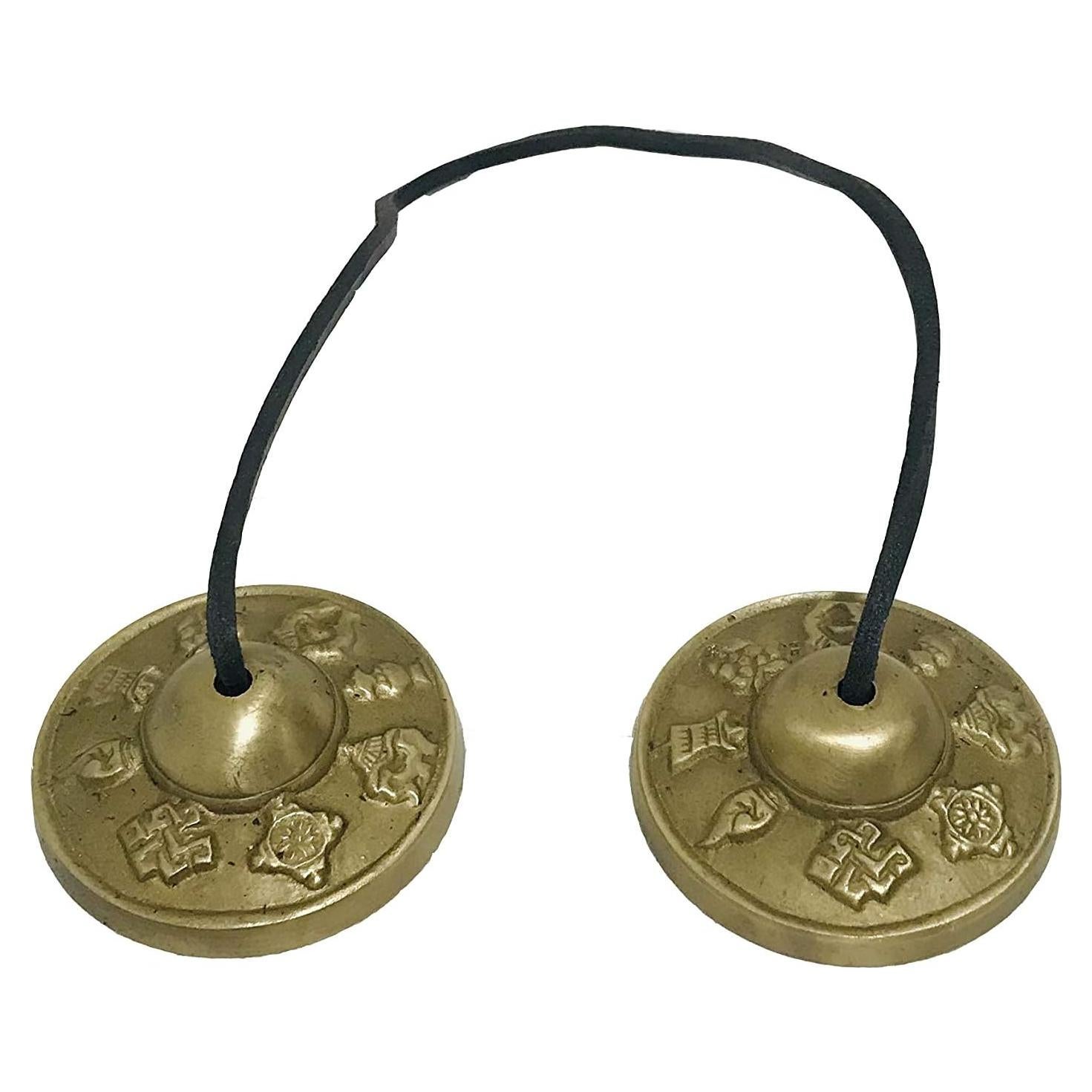 Címbalos Budistas Tibetanos Gavya 6.35 cm para Meditación