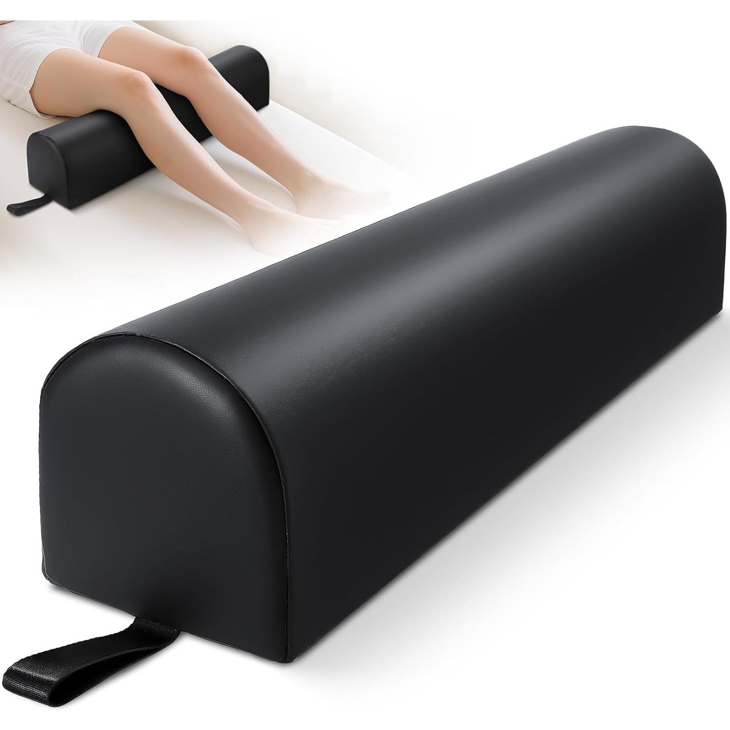 Cojín de Masaje Noverlife Redondo 66x15 cm PU Negro