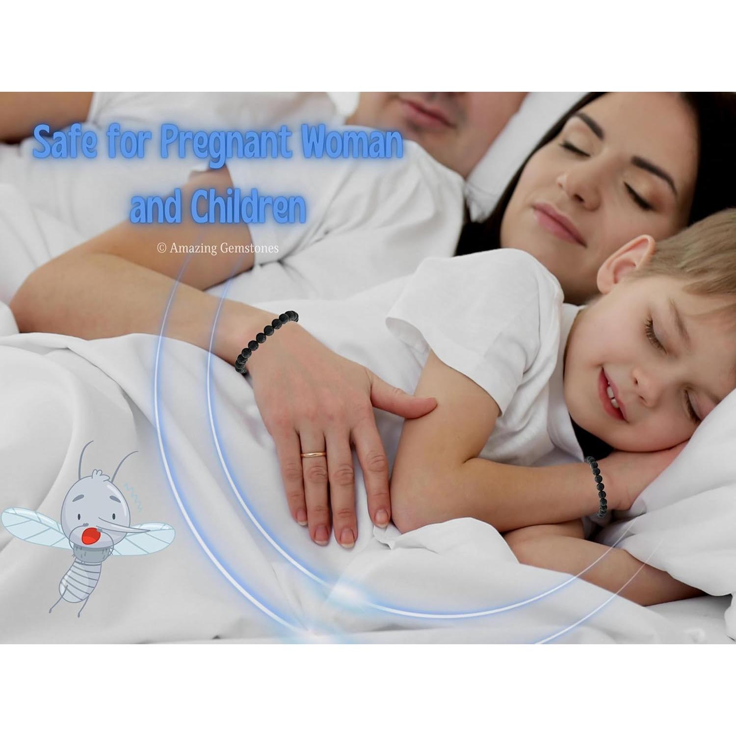 Conjunto Pulsera y Tobillera de Lava con Aceite Esencial