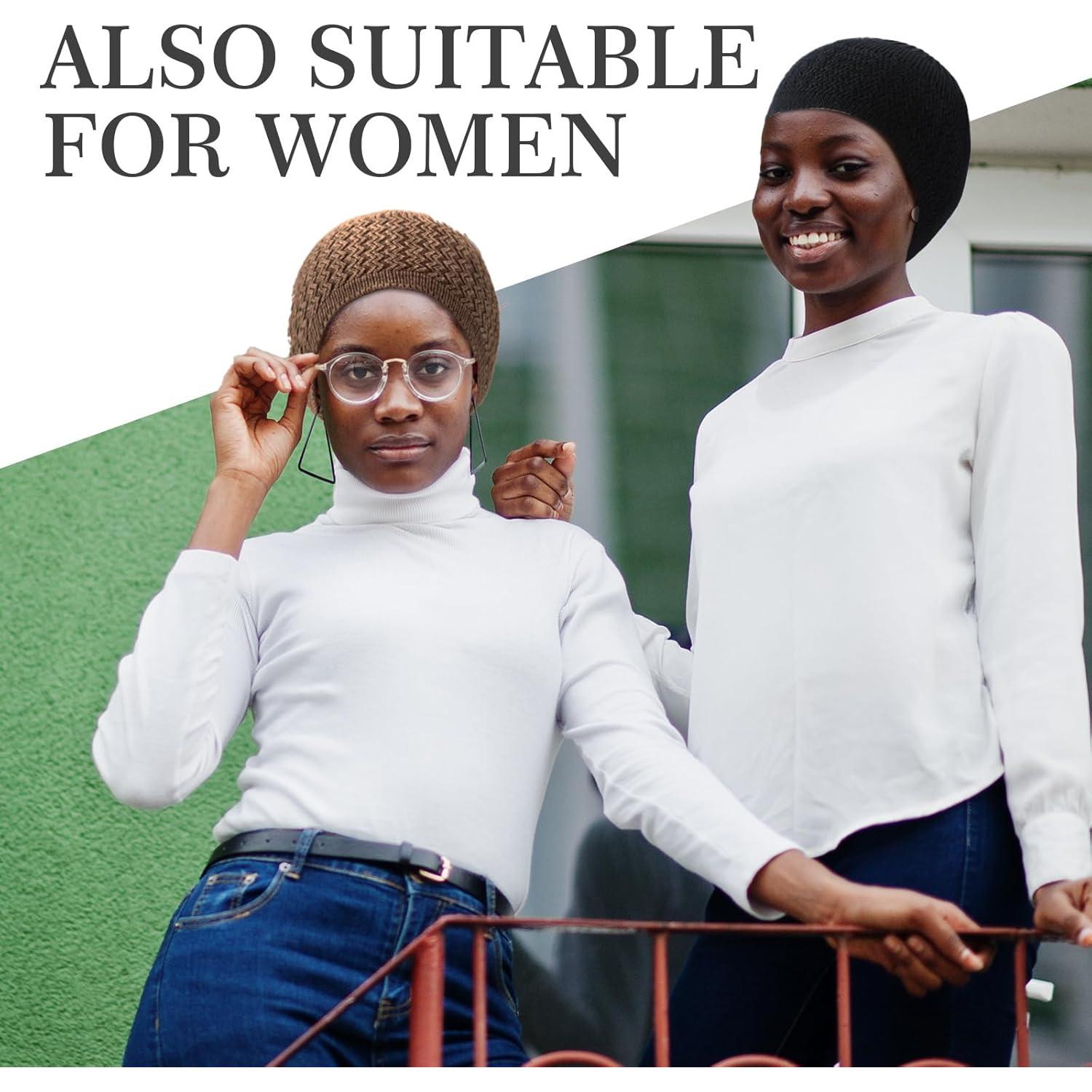 Conjunto de Sombreros Kufi y Cuentas de Oración Musulmana