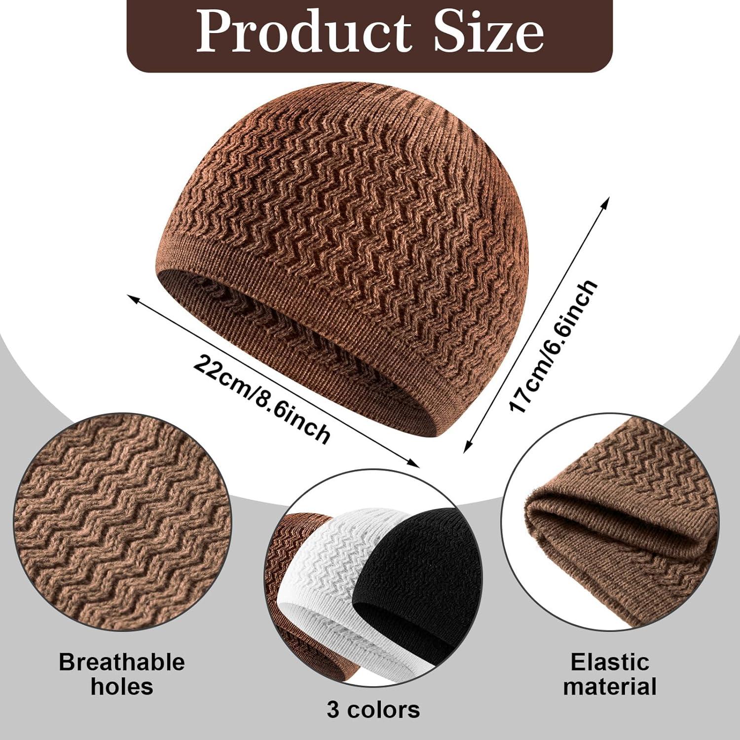 Conjunto de Sombreros Kufi y Cuentas de Oración Musulmana