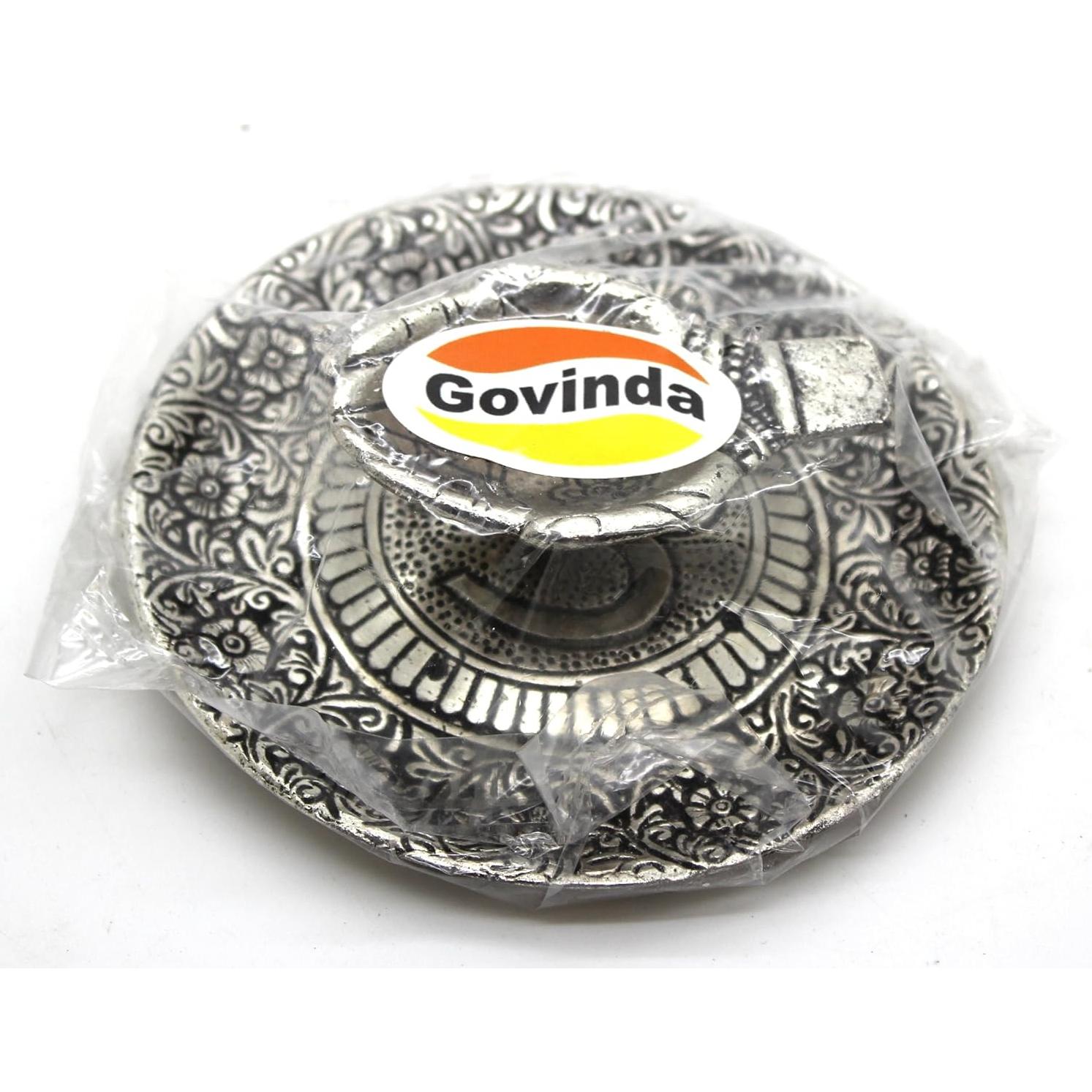 Quemador de Incienso Tibetano Govinda con OM - 11.43 cm