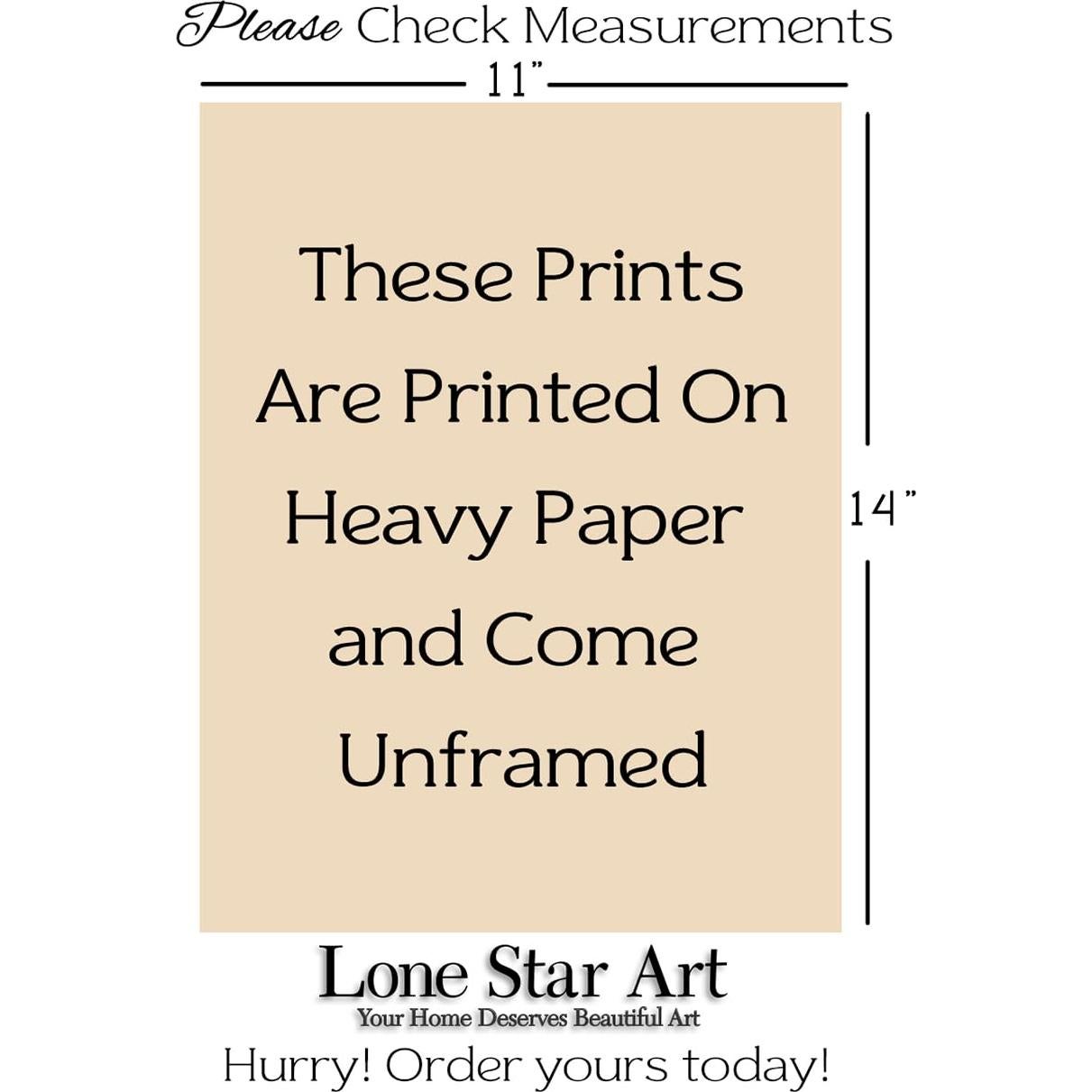 Arte de Pared Vintage Lectura de Palmas 28x36 cm Sin Marco