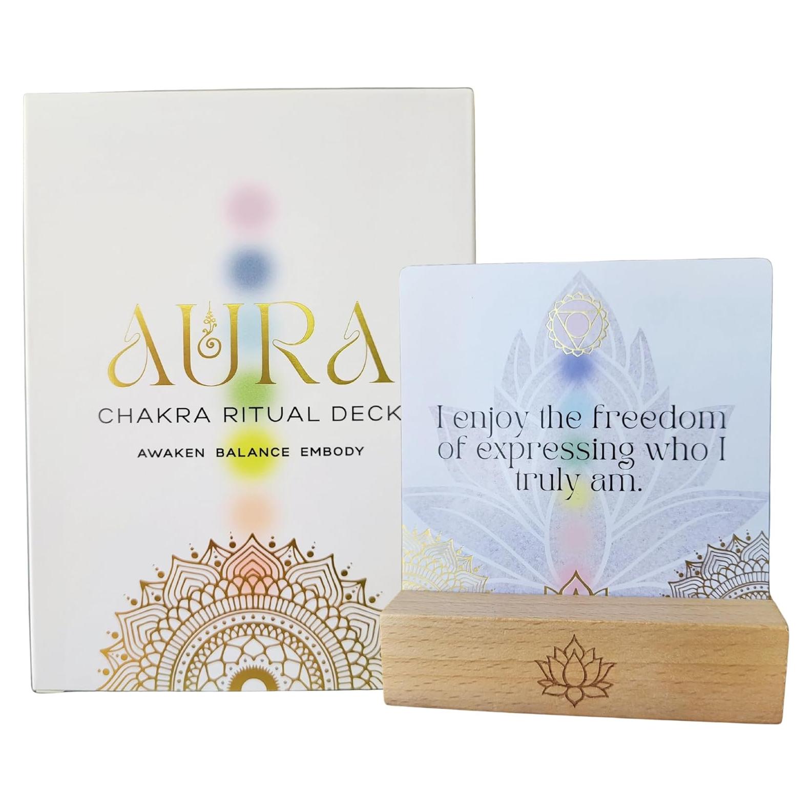 Aura Chakra Deck - 57 Tarjetas de Meditación y Mindfulness