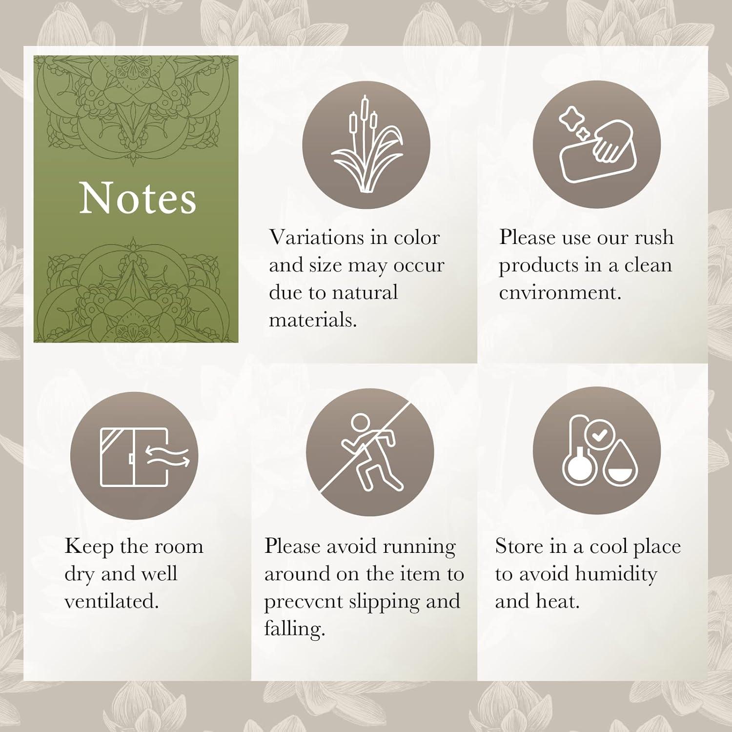 Estera de Yoga Tatami FULI Igusa 178x61 cm Antideslizante