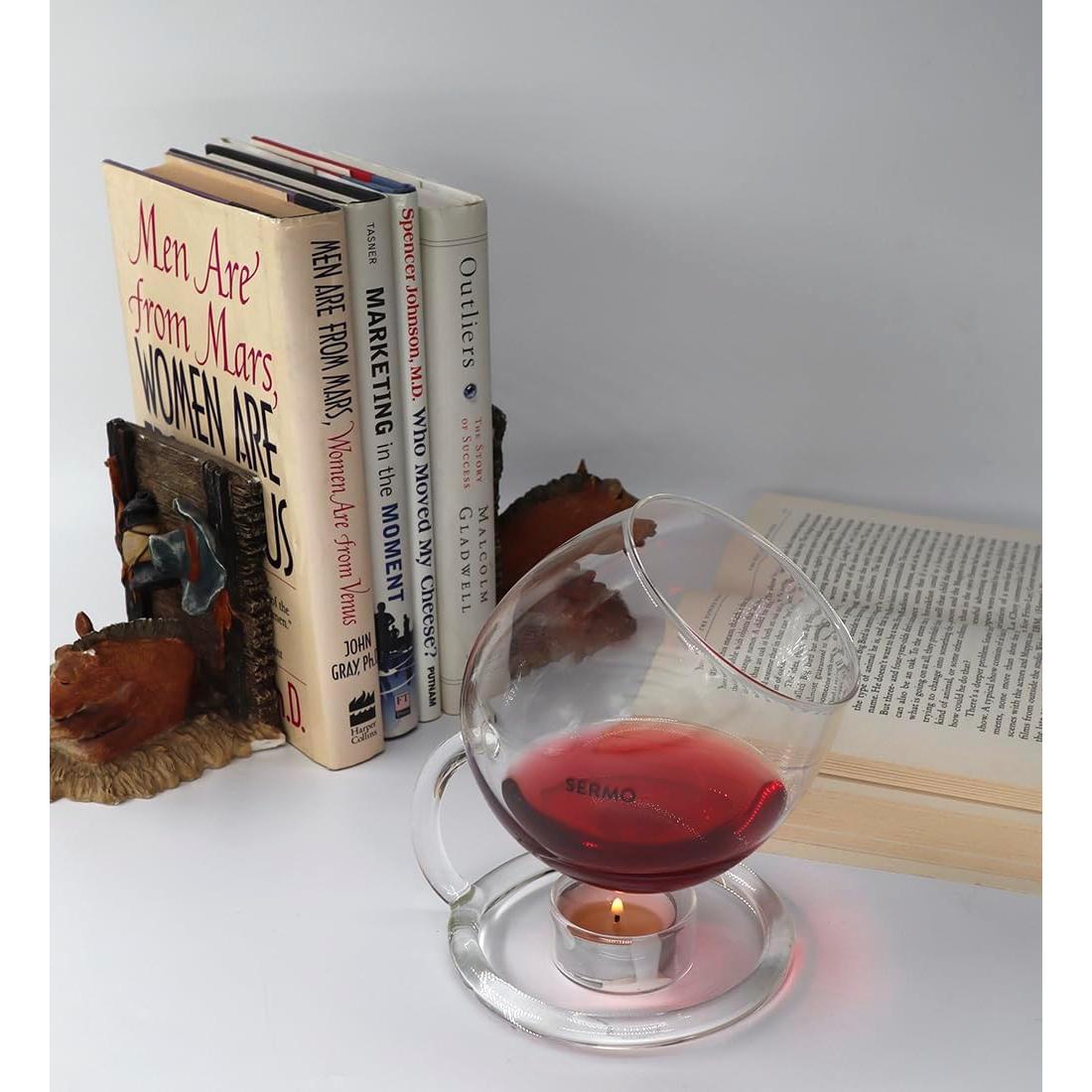 Difusor de Aceite de Vidrio Ebsem Sermo, 295ml, Redondo