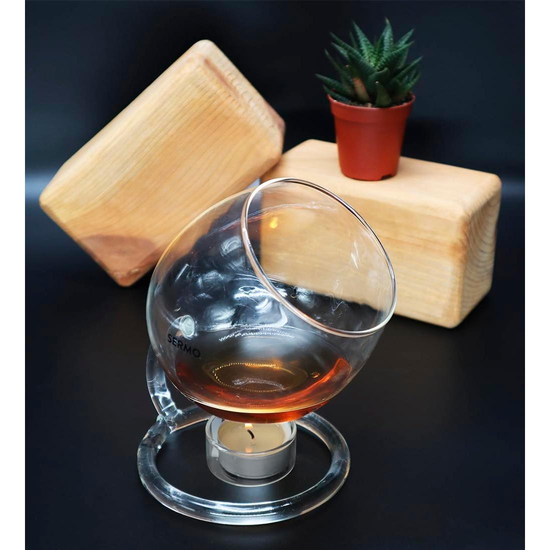 Difusor de Aceite de Vidrio Ebsem Sermo, 295ml, Redondo