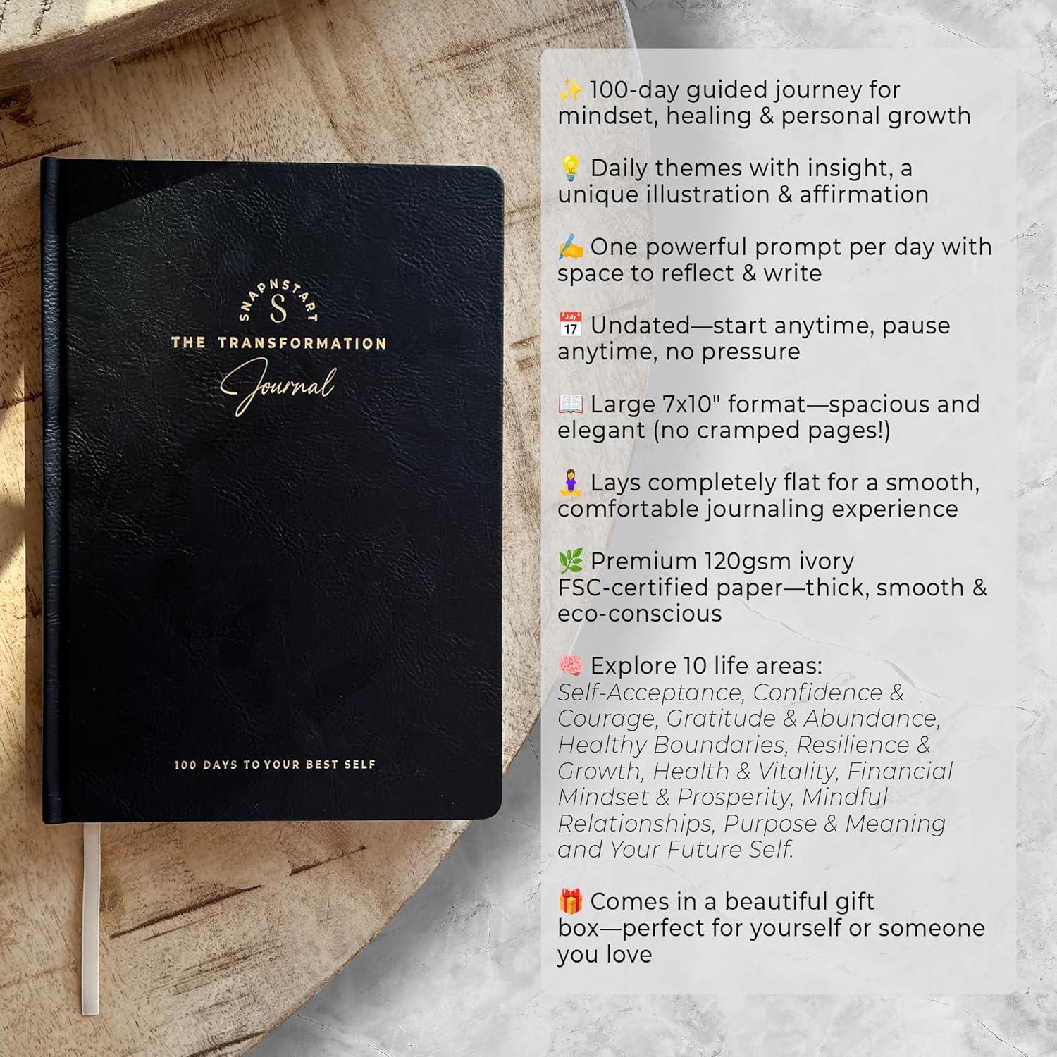 Diario de Transformación SNAPNSTART 100 Días Bienestar Mental