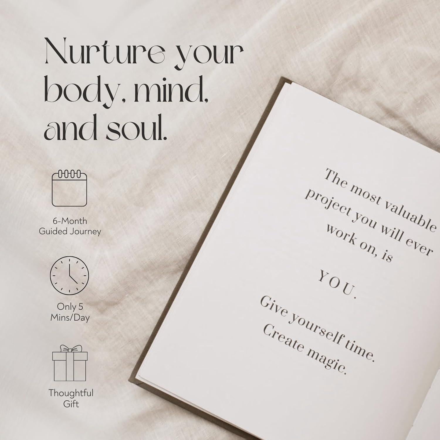 Diario de Bienestar Olive Page - Cuidado Personal 6 Meses