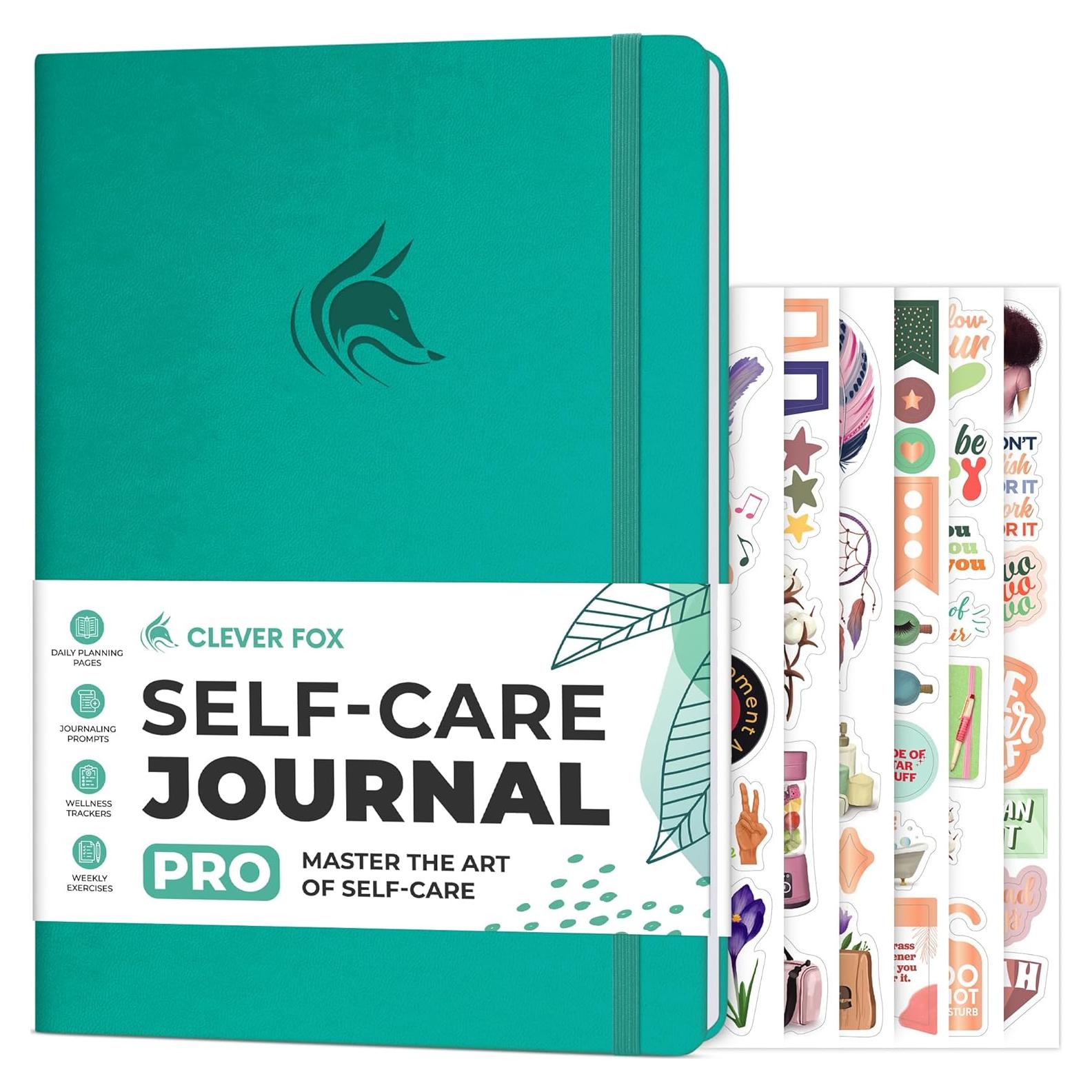 Diario de Autocuidado Clever Fox PRO - Bienestar y Reflexión 7x10